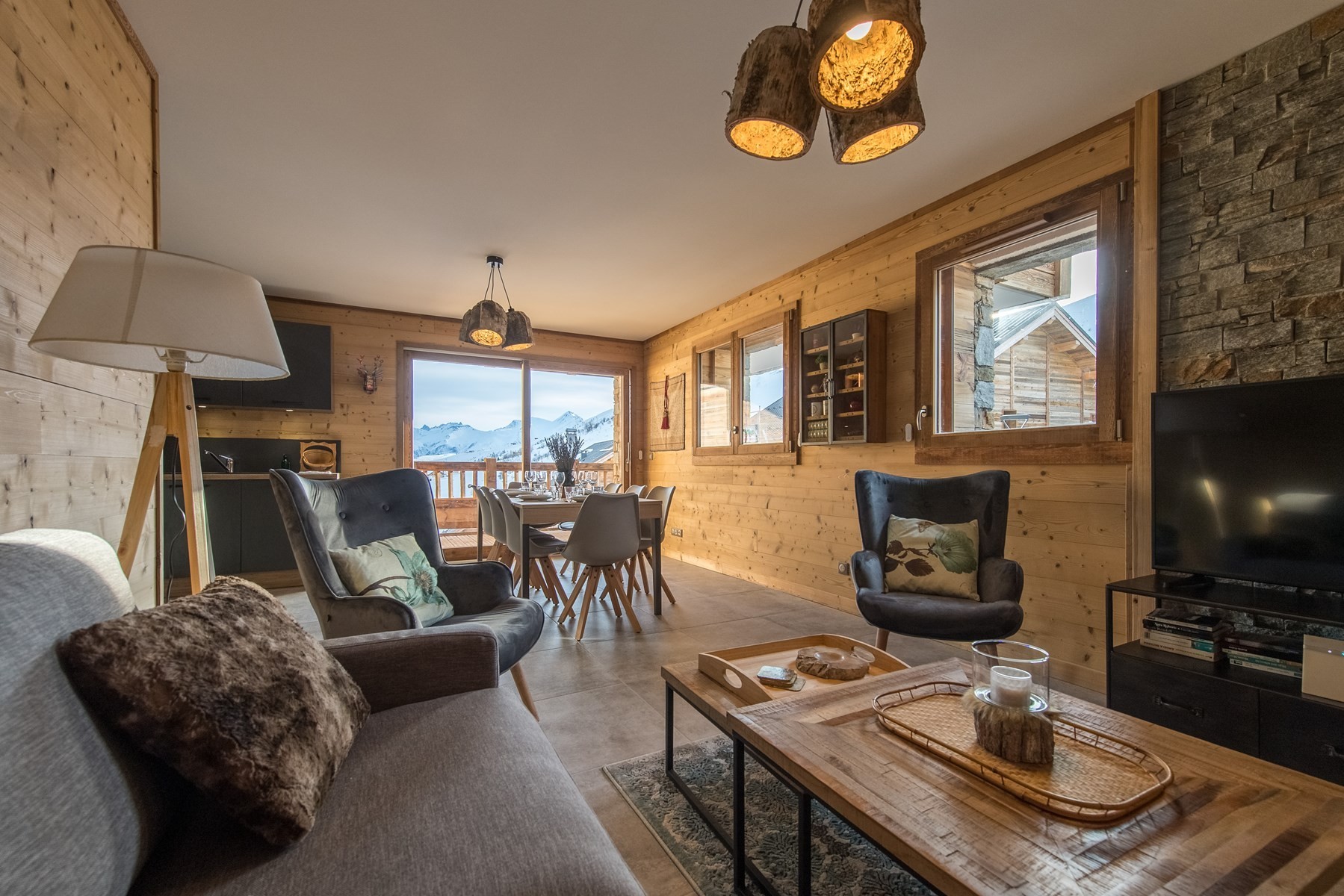 Grand appartement à 2 pas des pistes