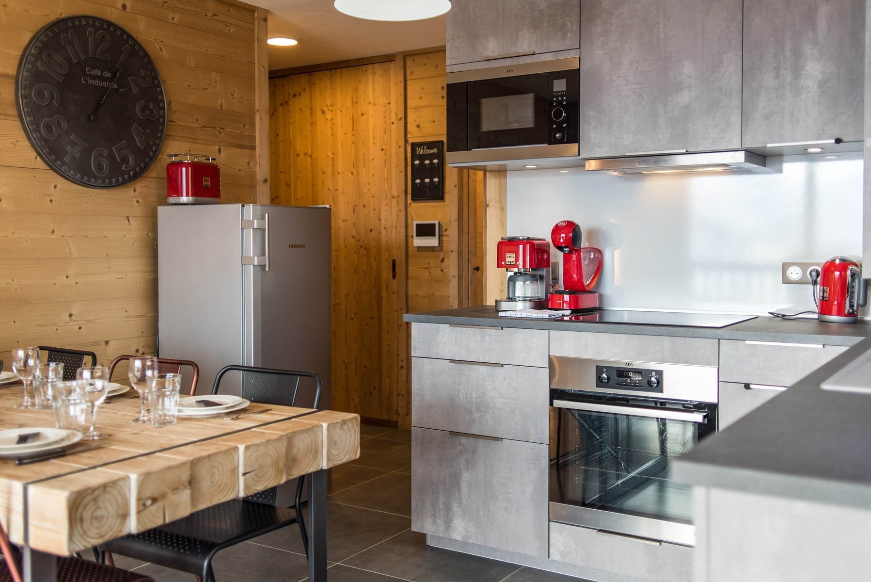 Appartement traversant sur les pistes