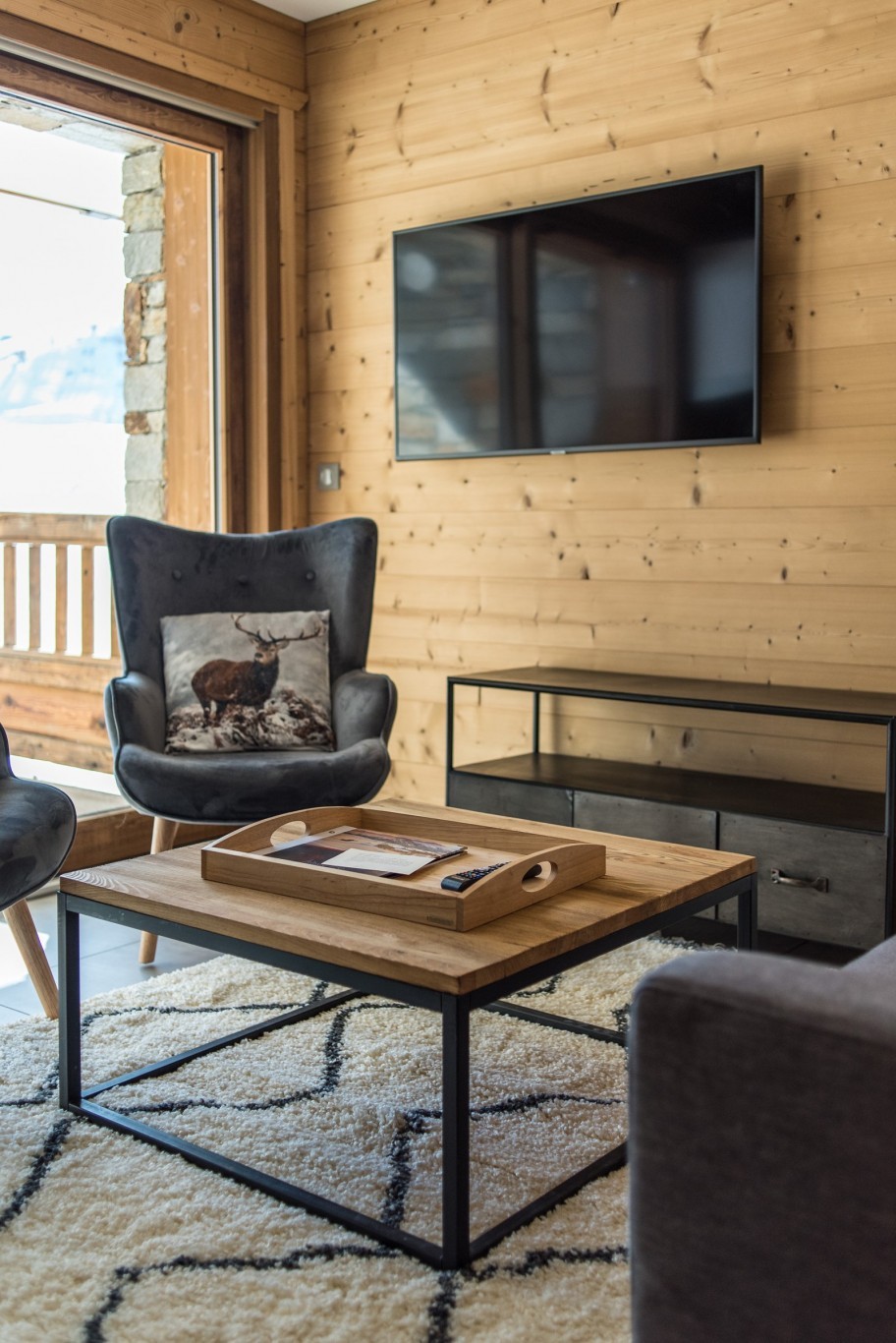 Grande terrasse sur les pistes