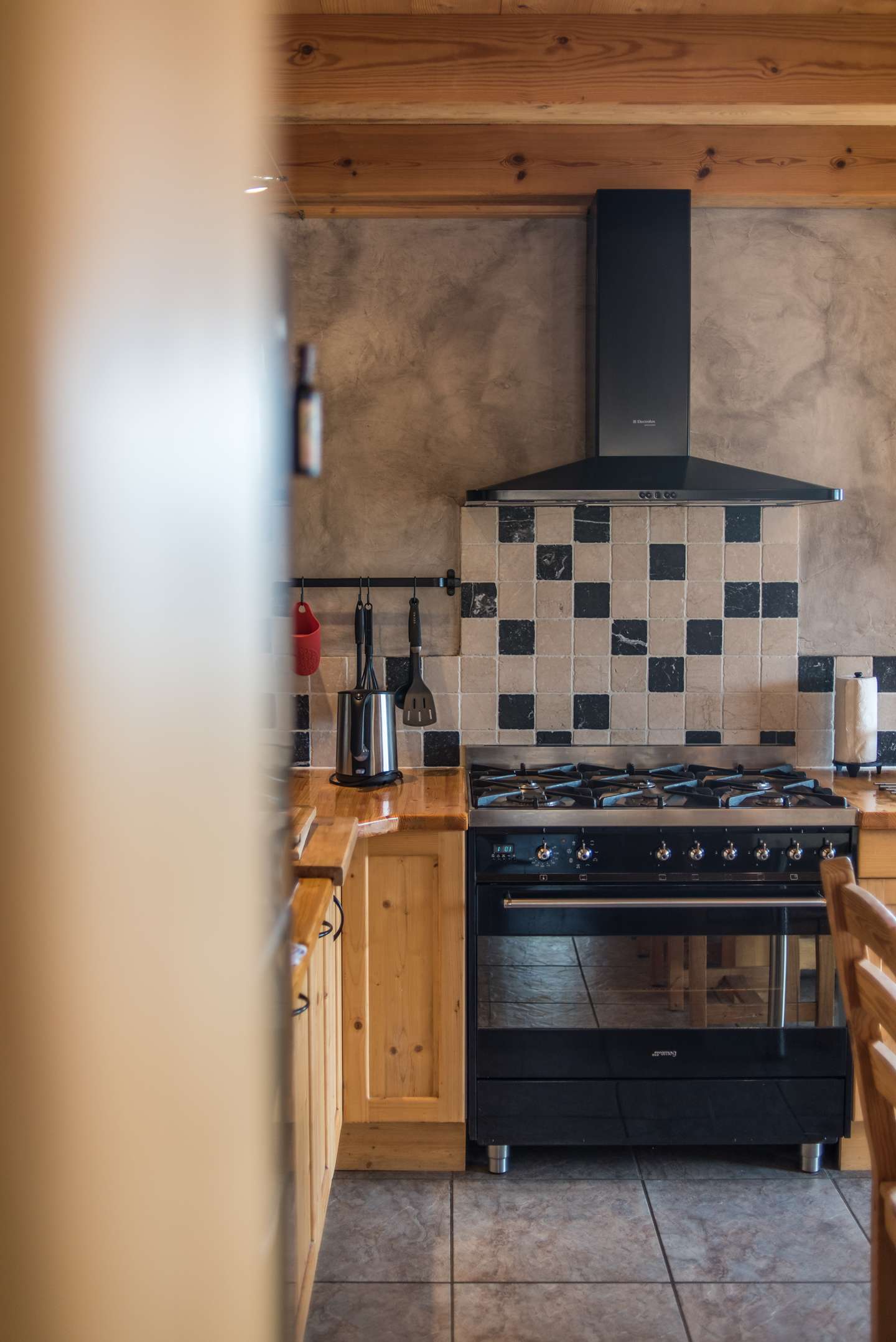 Vaste appartement avec Jacuzzi dans chalet