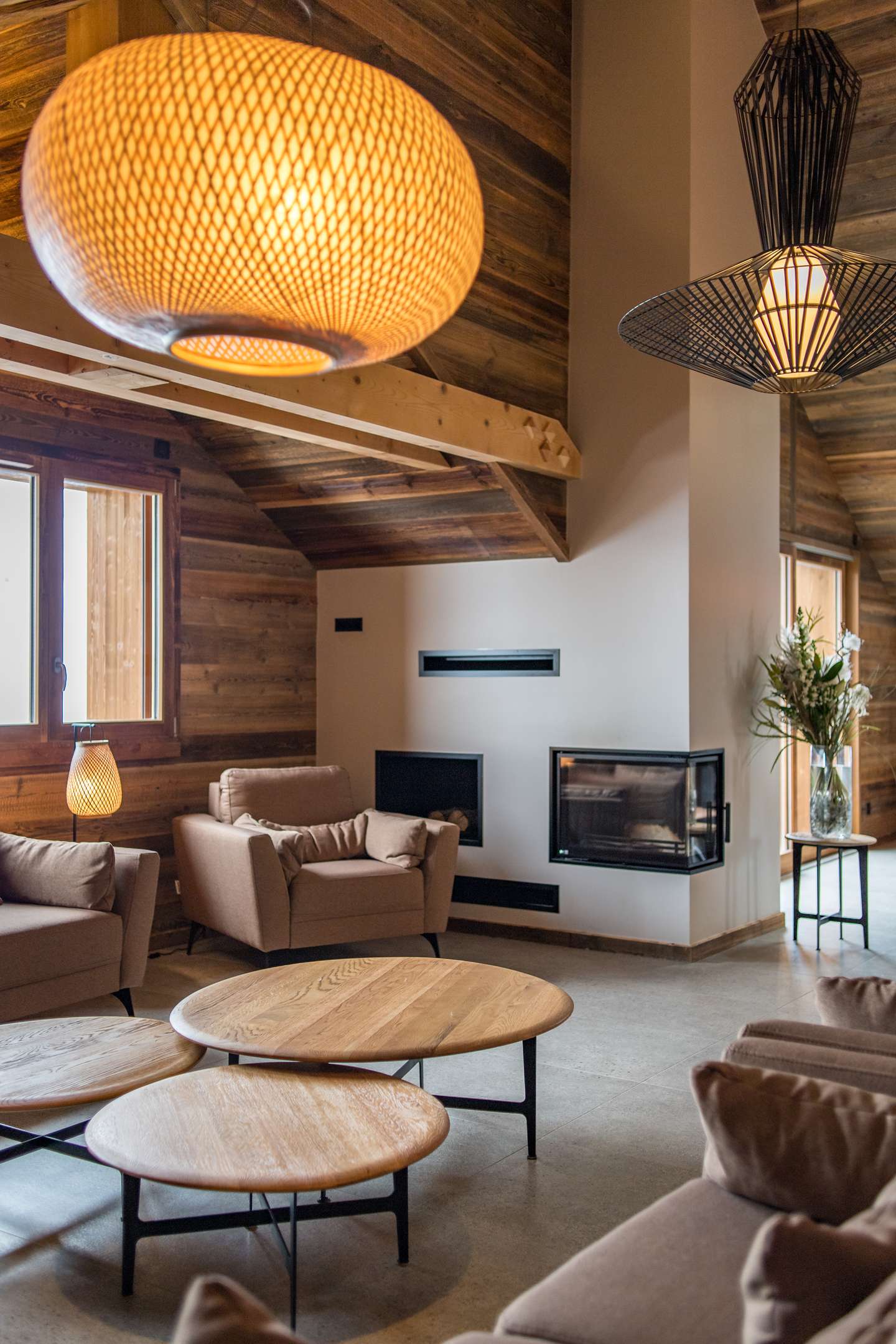 Chalet sur les pistes avec sauna et home cinéma