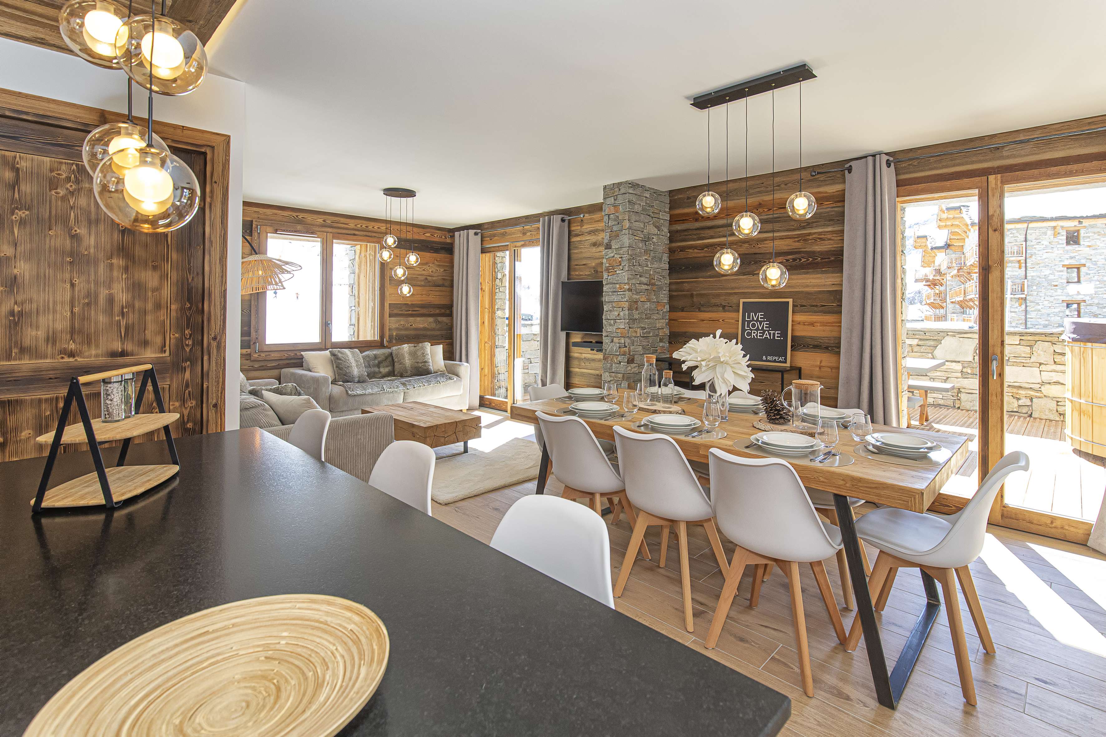 Marmotte 5 - Appartement avec bain Nordique en face du télésiège