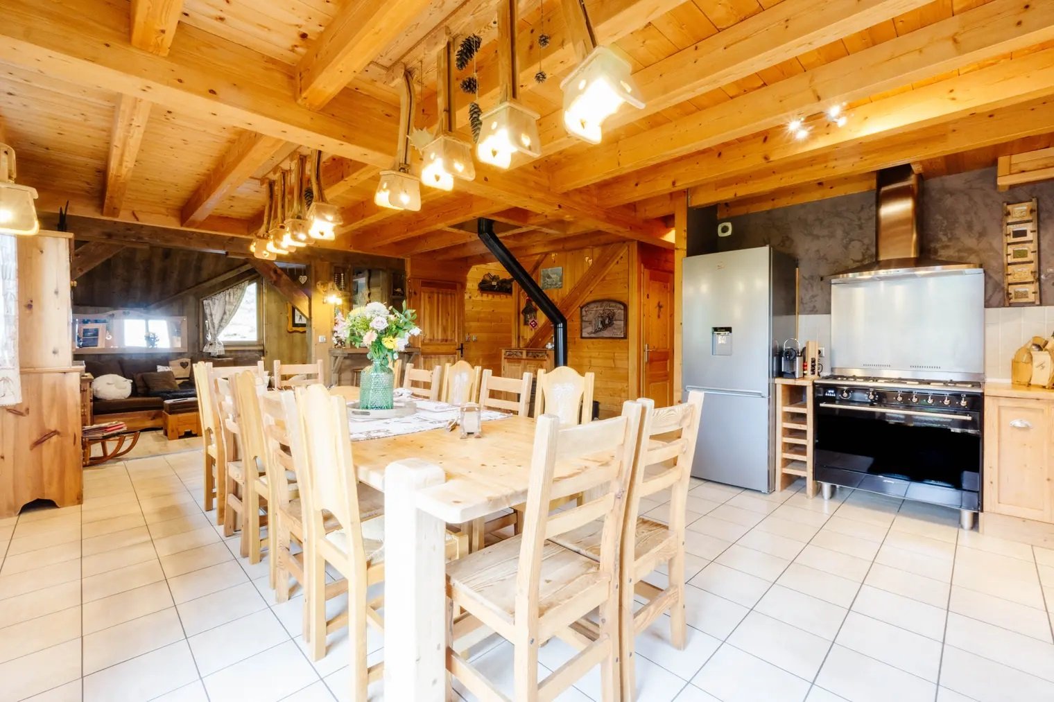 Chalet le jardin d'hiver. piscine. sauna.