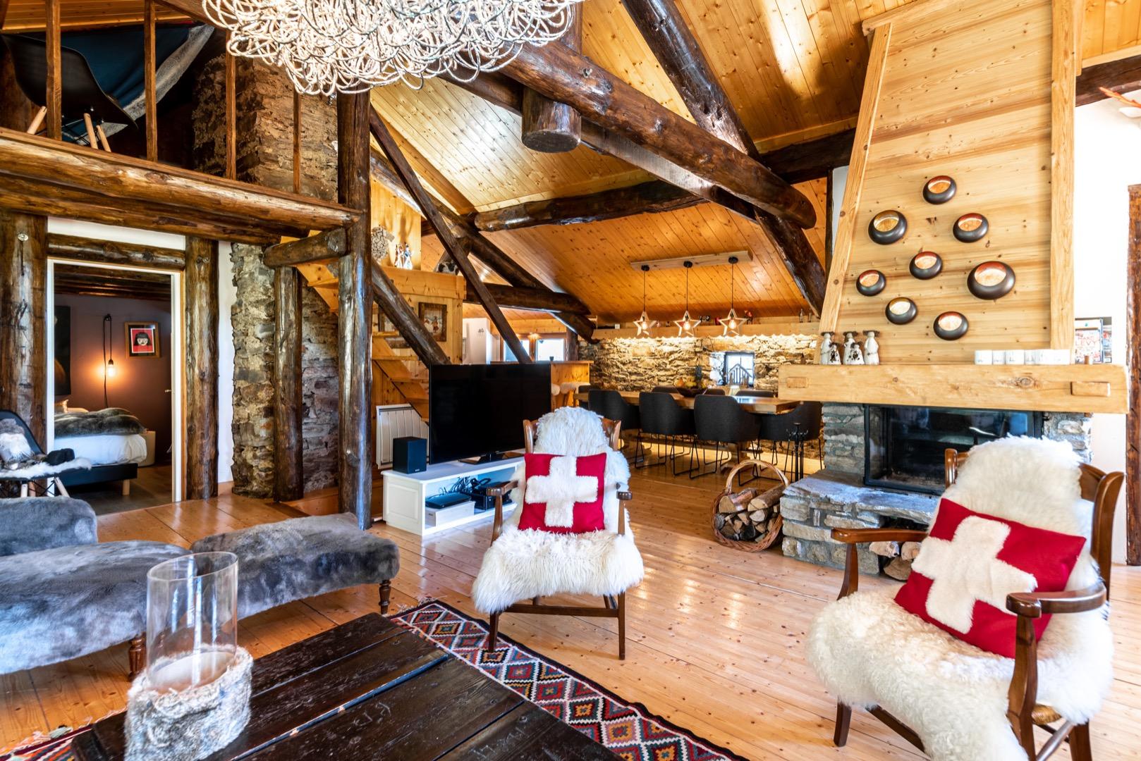 200m2 ski aux pieds avec grand parking