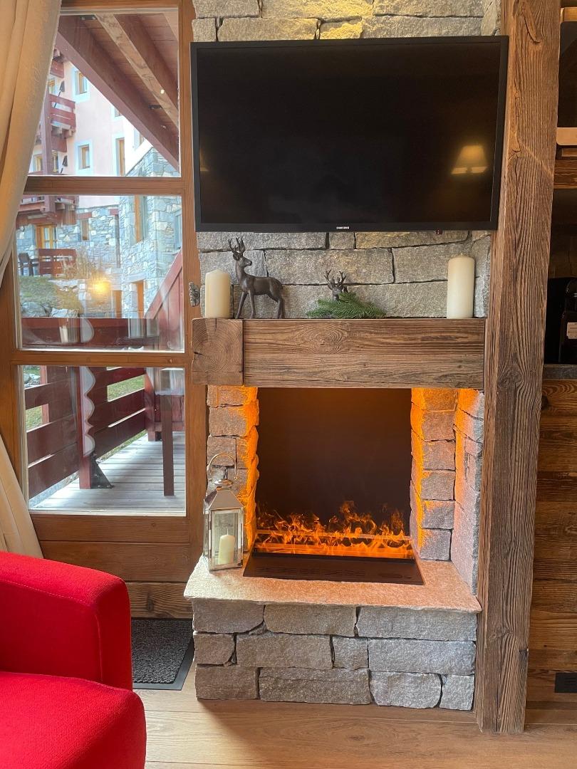 Les Arcs 1950, ambiance chalet luxe 2/4pers dans résidence 5* skis aux pieds avec SPA 