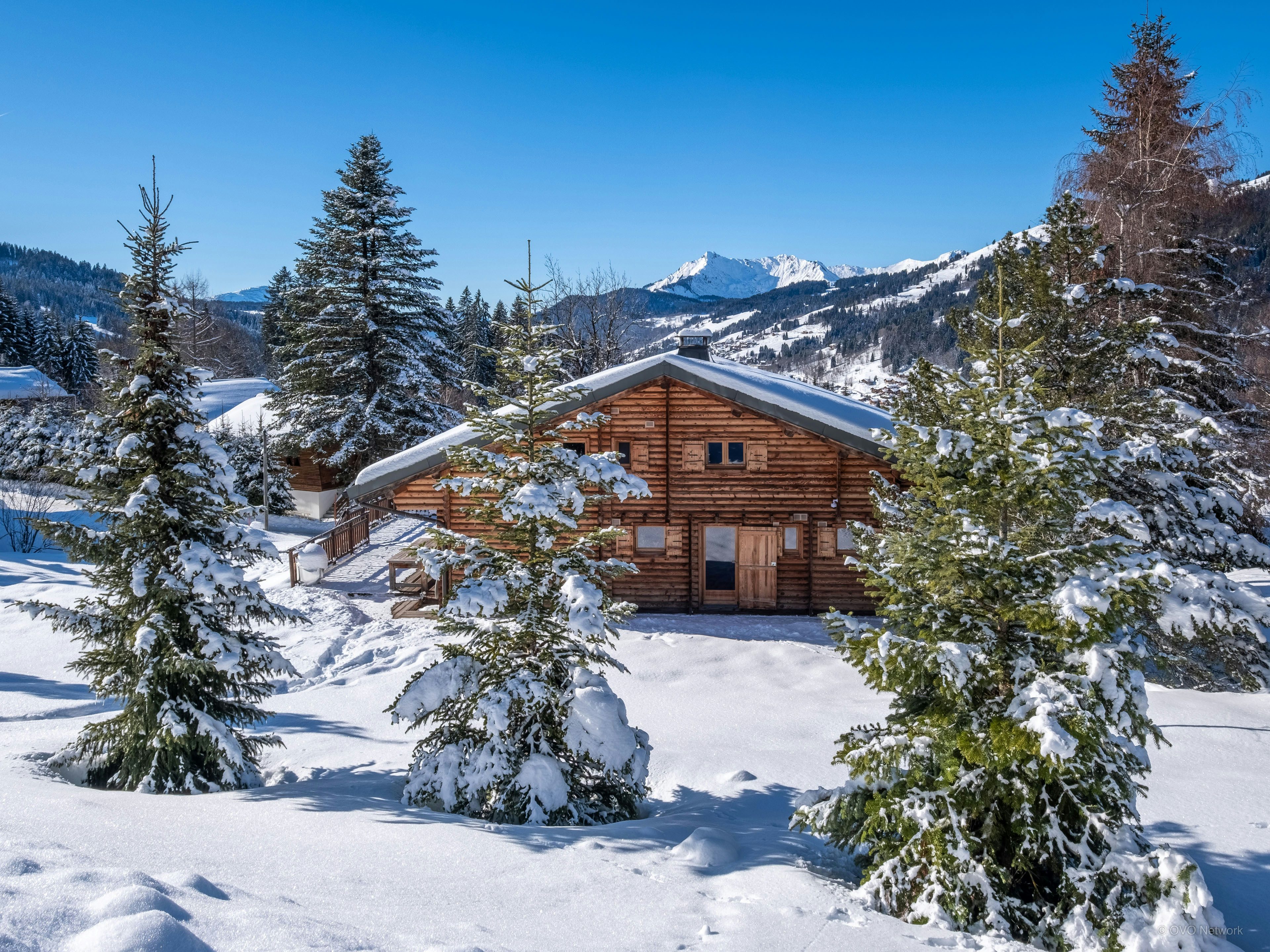 Les gets - jacuzzi, sauna et jardin