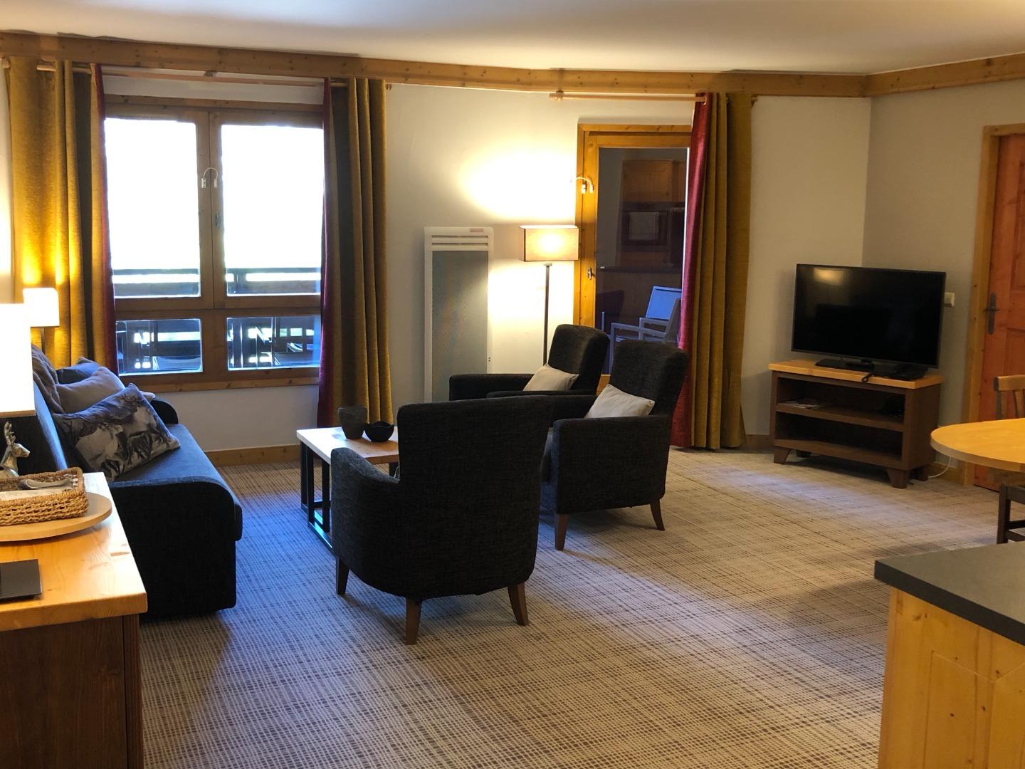 Spacious ski-in ski-out 4-6 pax, 161 Sources de Marie, Arc 1950