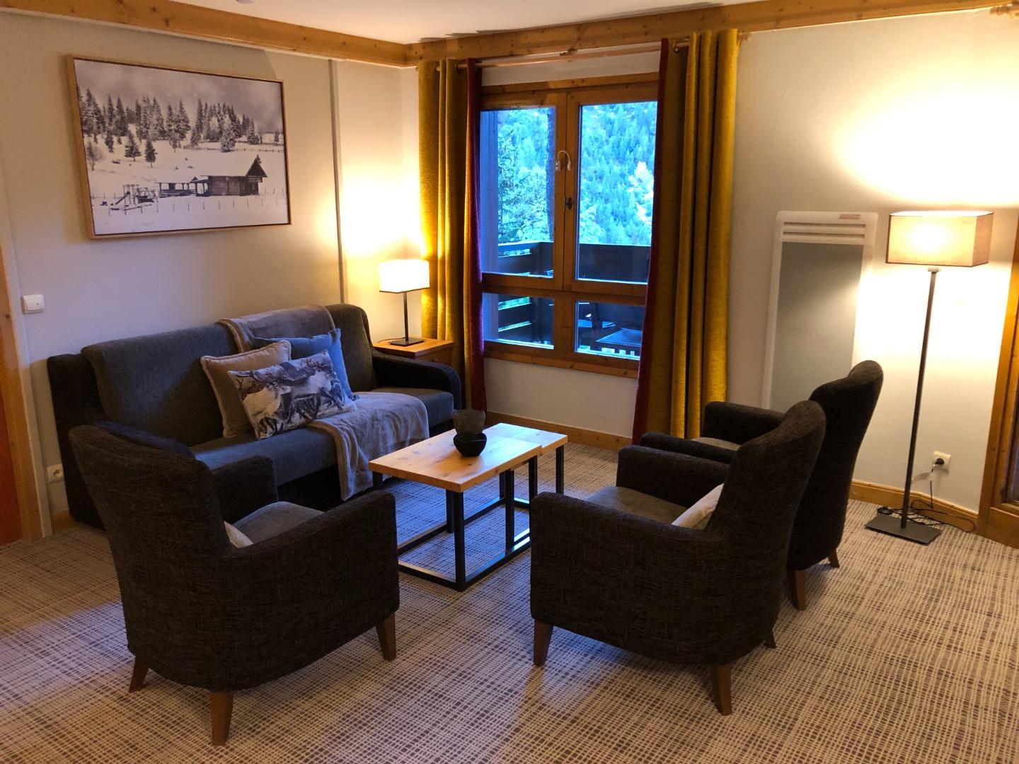 Spacious ski-in ski-out 4-6 pax, 161 Sources de Marie, Arc 1950