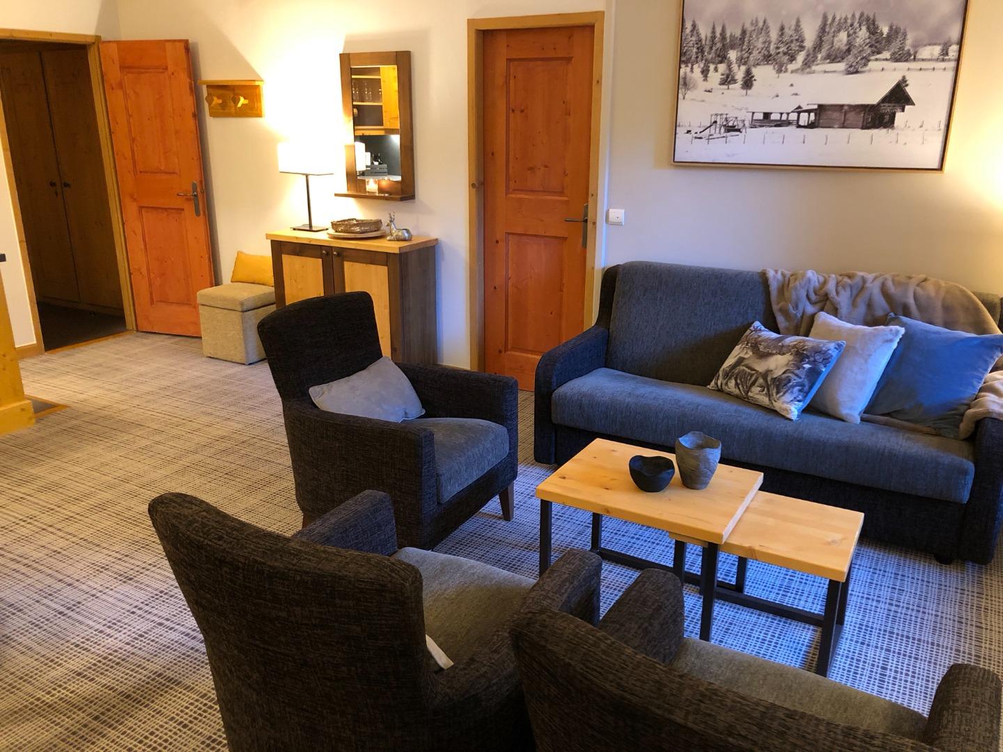 Spacious ski-in ski-out 4-6 pax, 161 Sources de Marie, Arc 1950