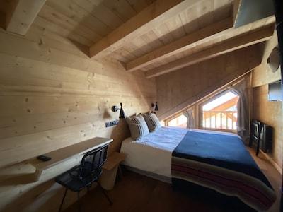 Penthouse avec terrasses au pied des pistes et remontées en centre station