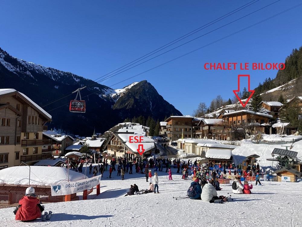 Chalet Le Biloko 18 pers aux pieds des pistes