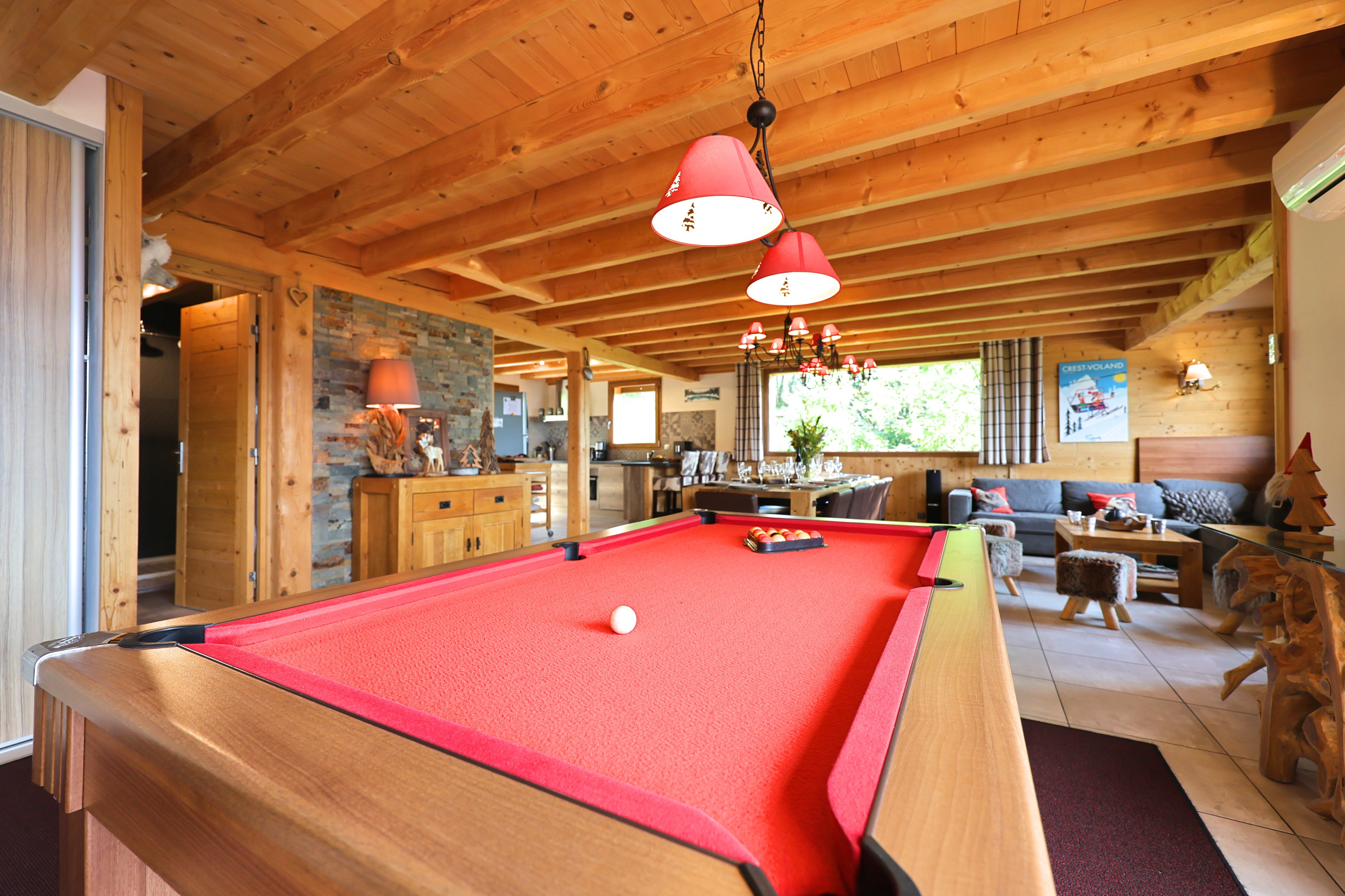  Au pied des pistes - Etoile 4/12 personnes très spacieux sauna, jacuzzi et billard 