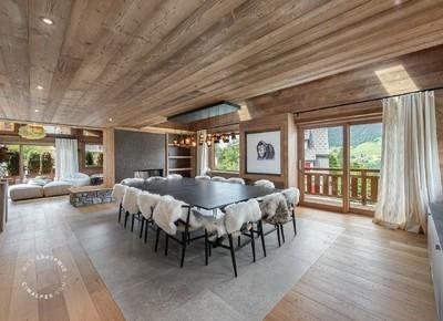 Chalet Whymper avec piscine (neuf) Megeve proche téléphérique Rochebrune, 8 minutes à pied du centre