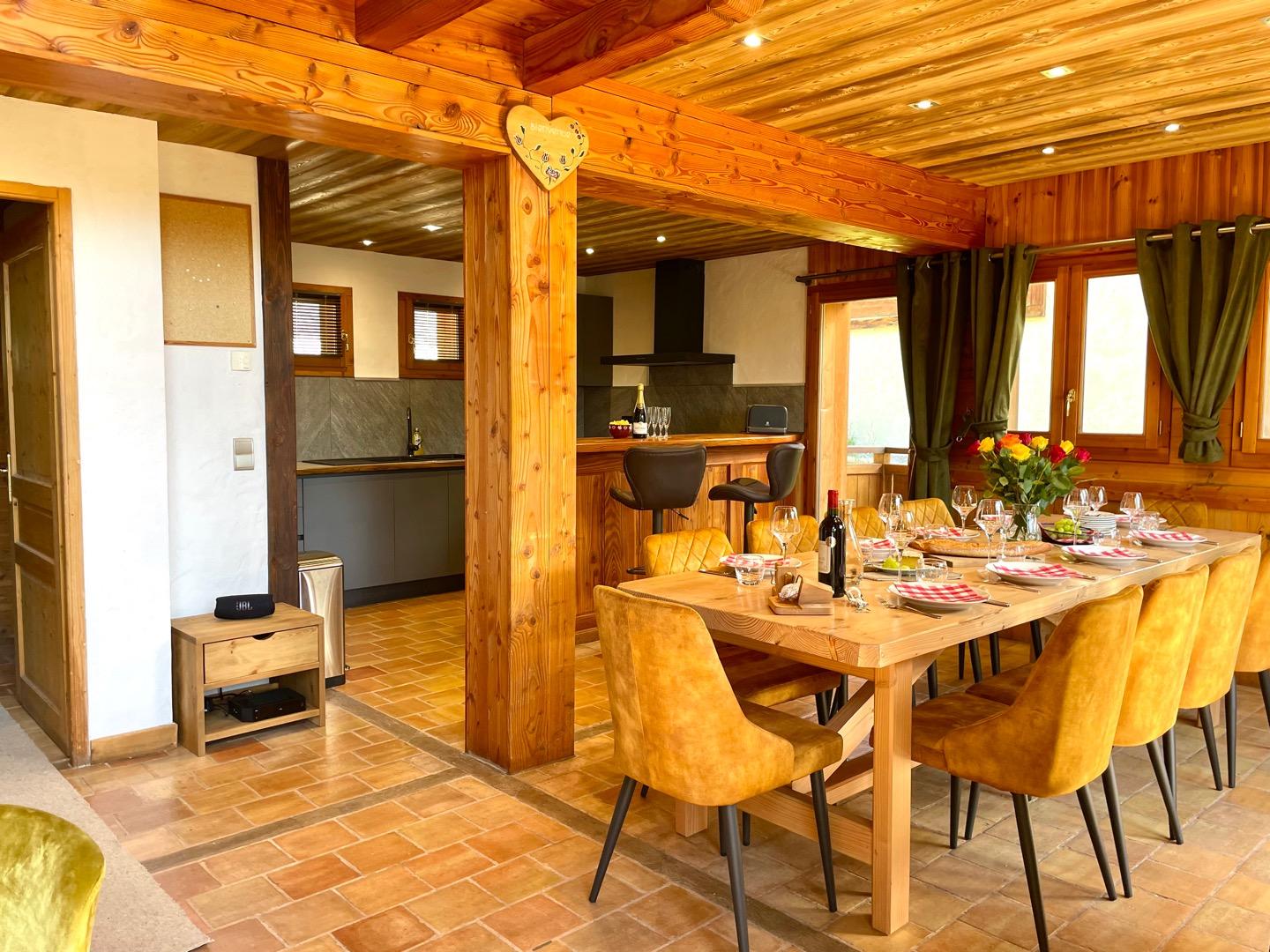 Location Chalet individuel Chalets Blanchot à plan-peisey (altitude 1650m) 6 à 9 personnes 135m²