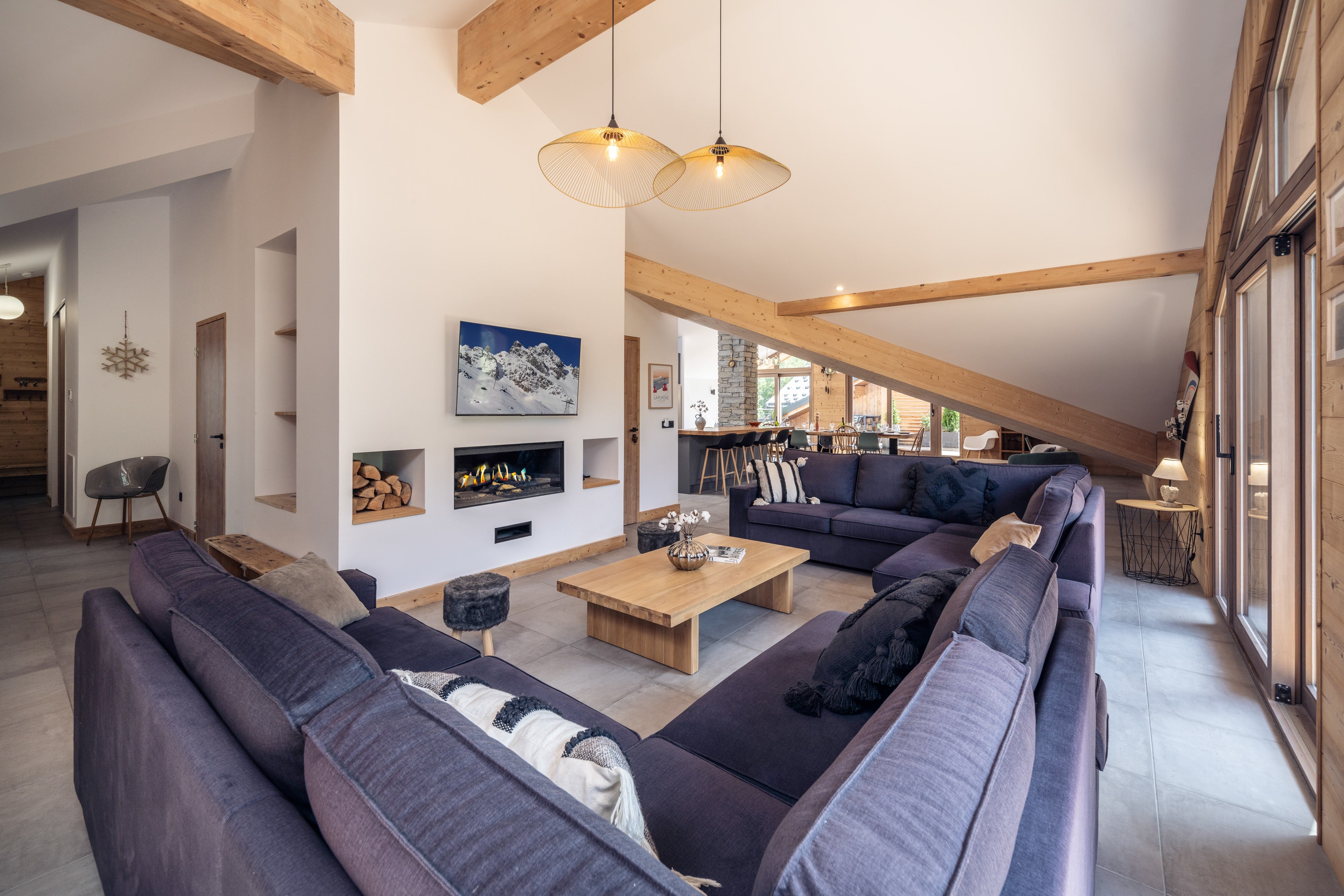 GUSTAVE 4* 600m piste La Plagne - sauna - linge inclus