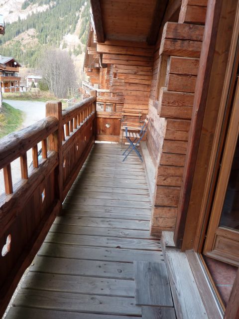 balcon côté ouest, soleil couchant