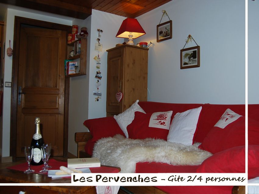 Salon avec canapé lit gigogne (2 couchages confort de 90 cm), télévision écran plat, lecteur DVD, wifi...