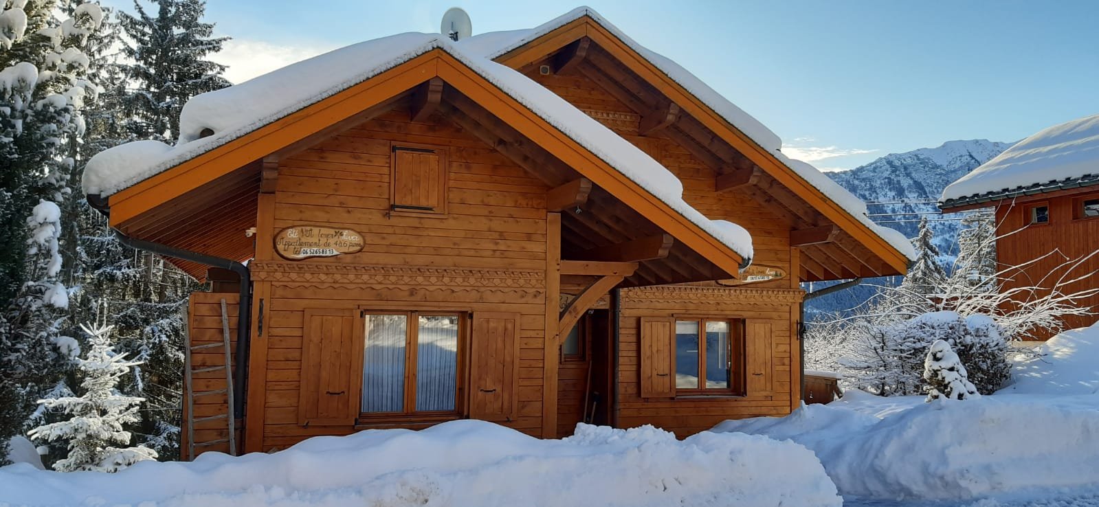 Chalet sur les pistes du Grand Domaine de Valmorel-Saint François Longchamp