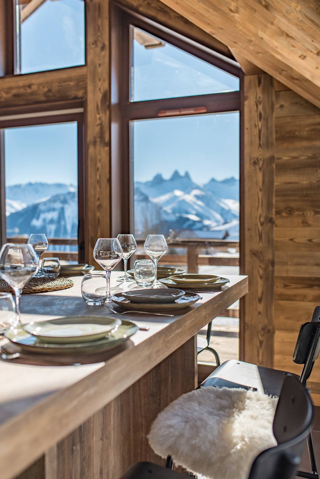 Magnifique chalet sur les pistes, le Paradis c'est ici !