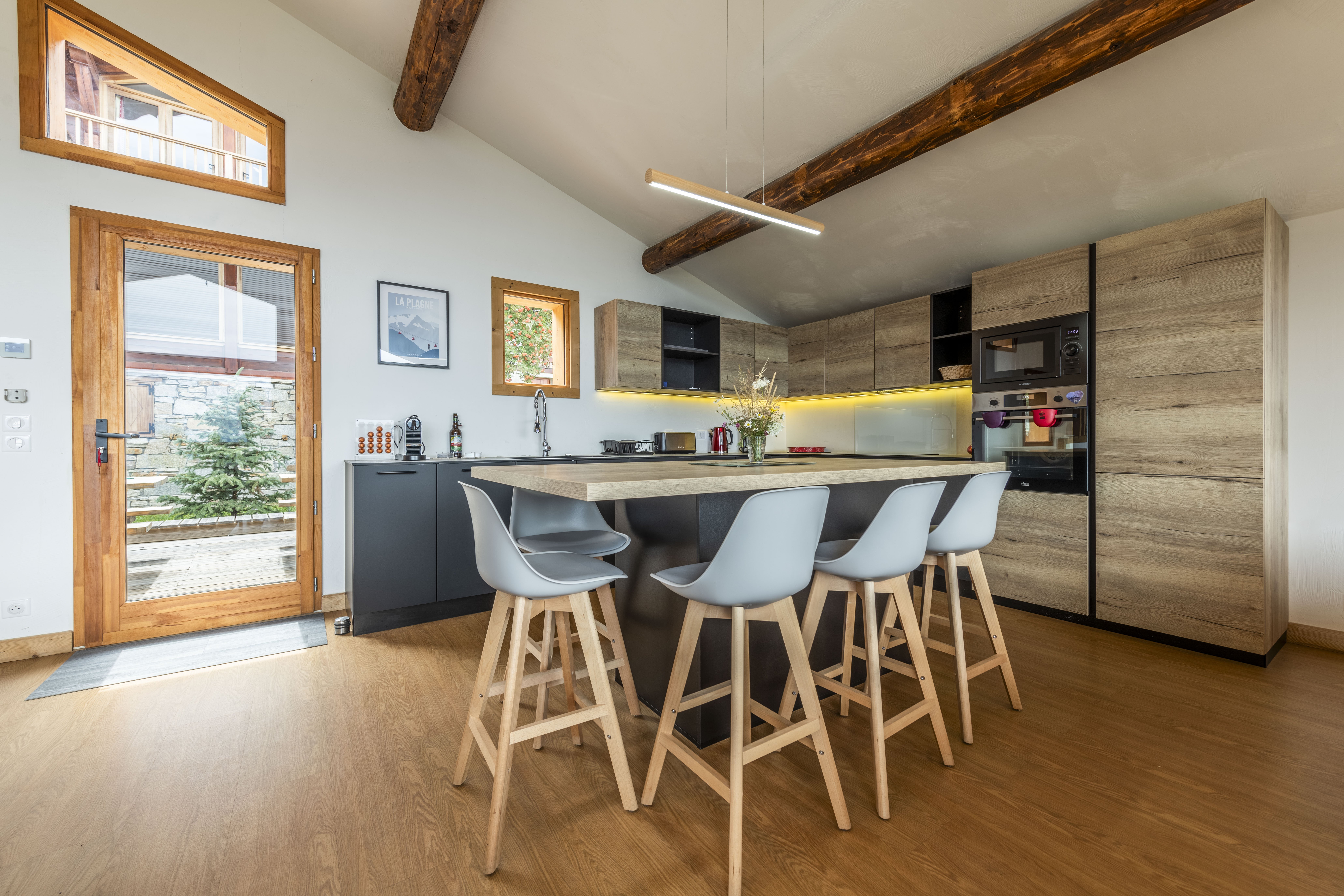 Chalet 4* Face Nord Cyrelia - La Plagne Les Coches - 15 personnes - Skis aux pieds