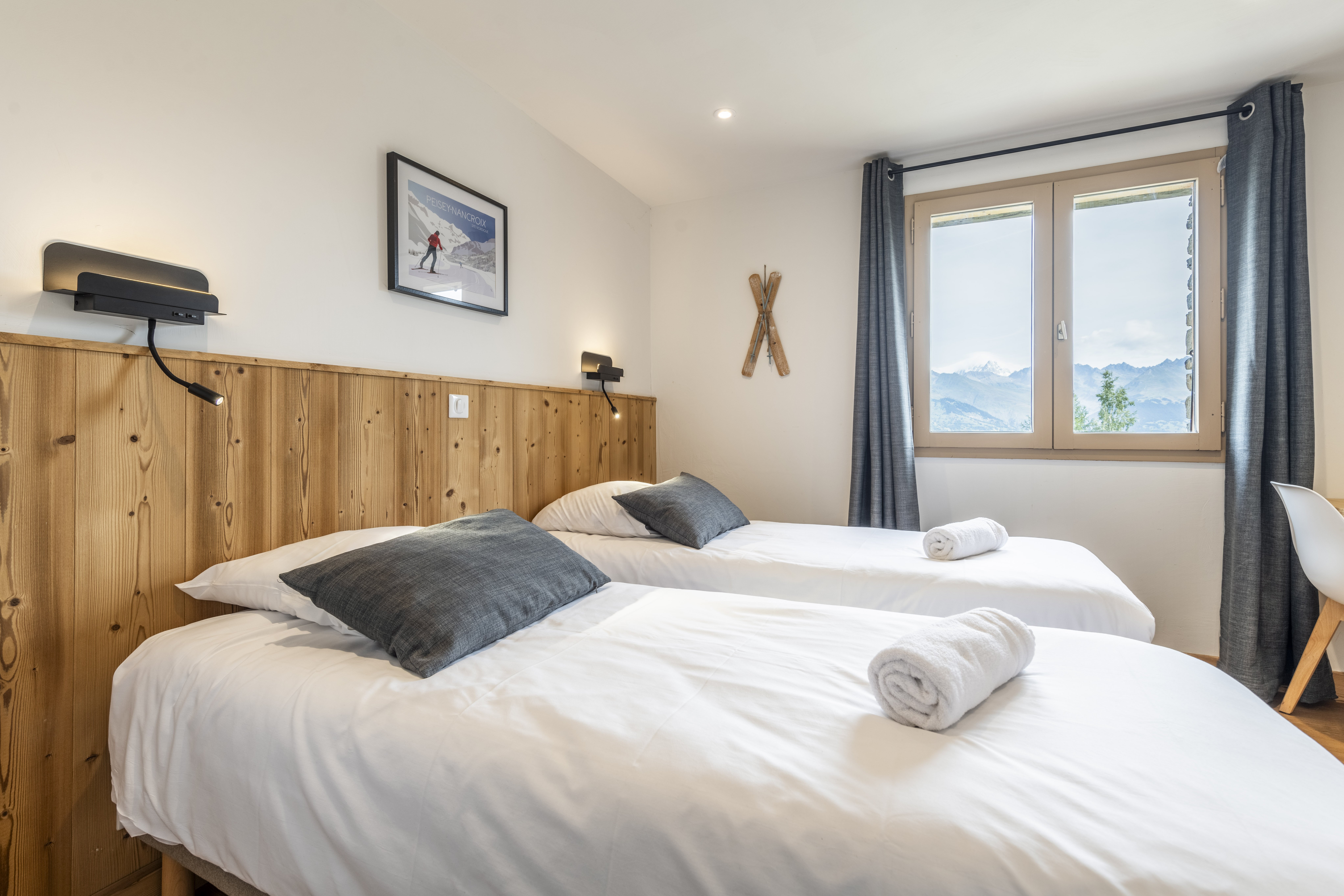 Chalet 4* Face Nord Cyrelia - La Plagne Les Coches - 15 personnes - Skis aux pieds