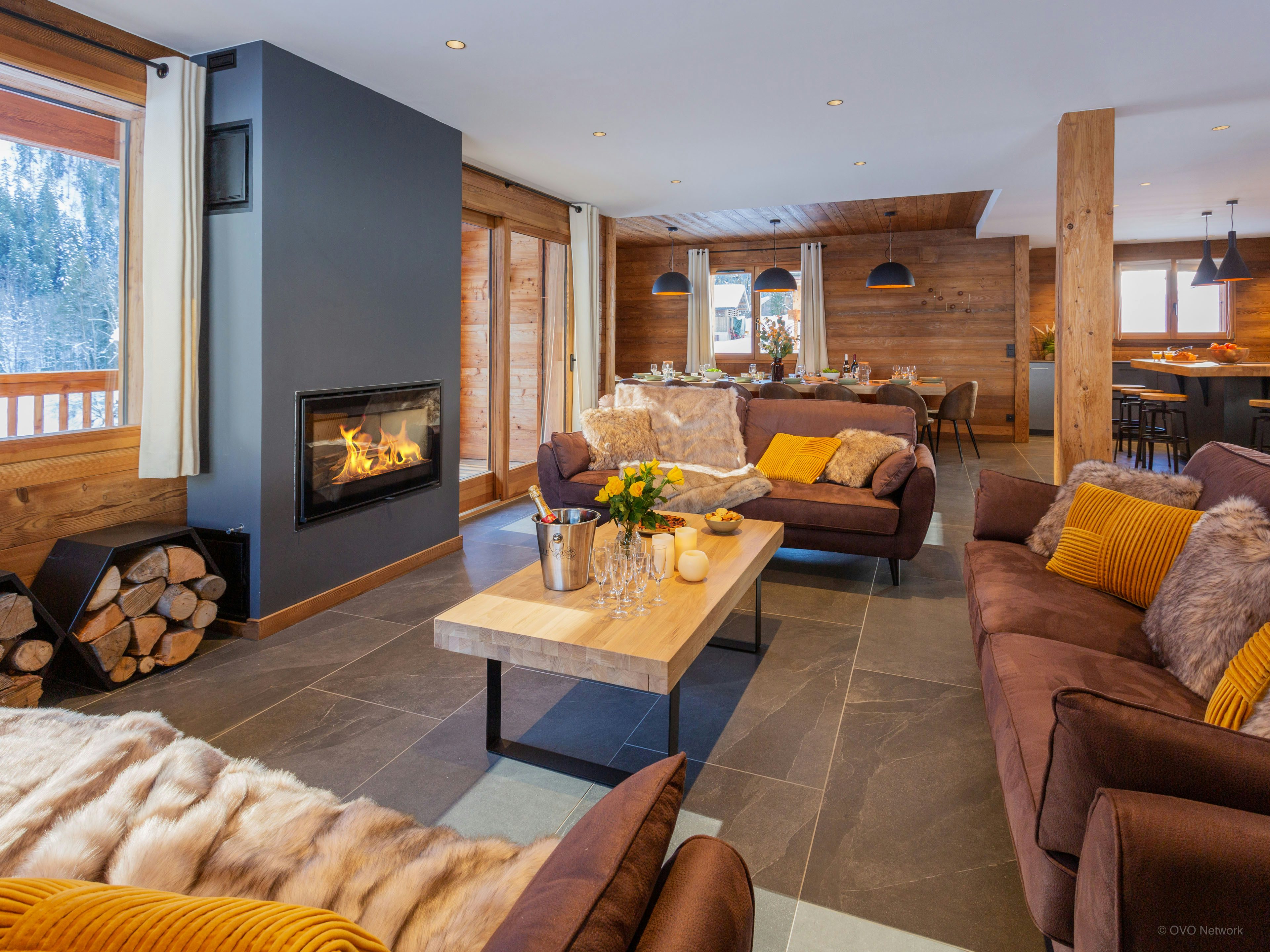 Séjour tout luxe avec jacuzzi et sauna