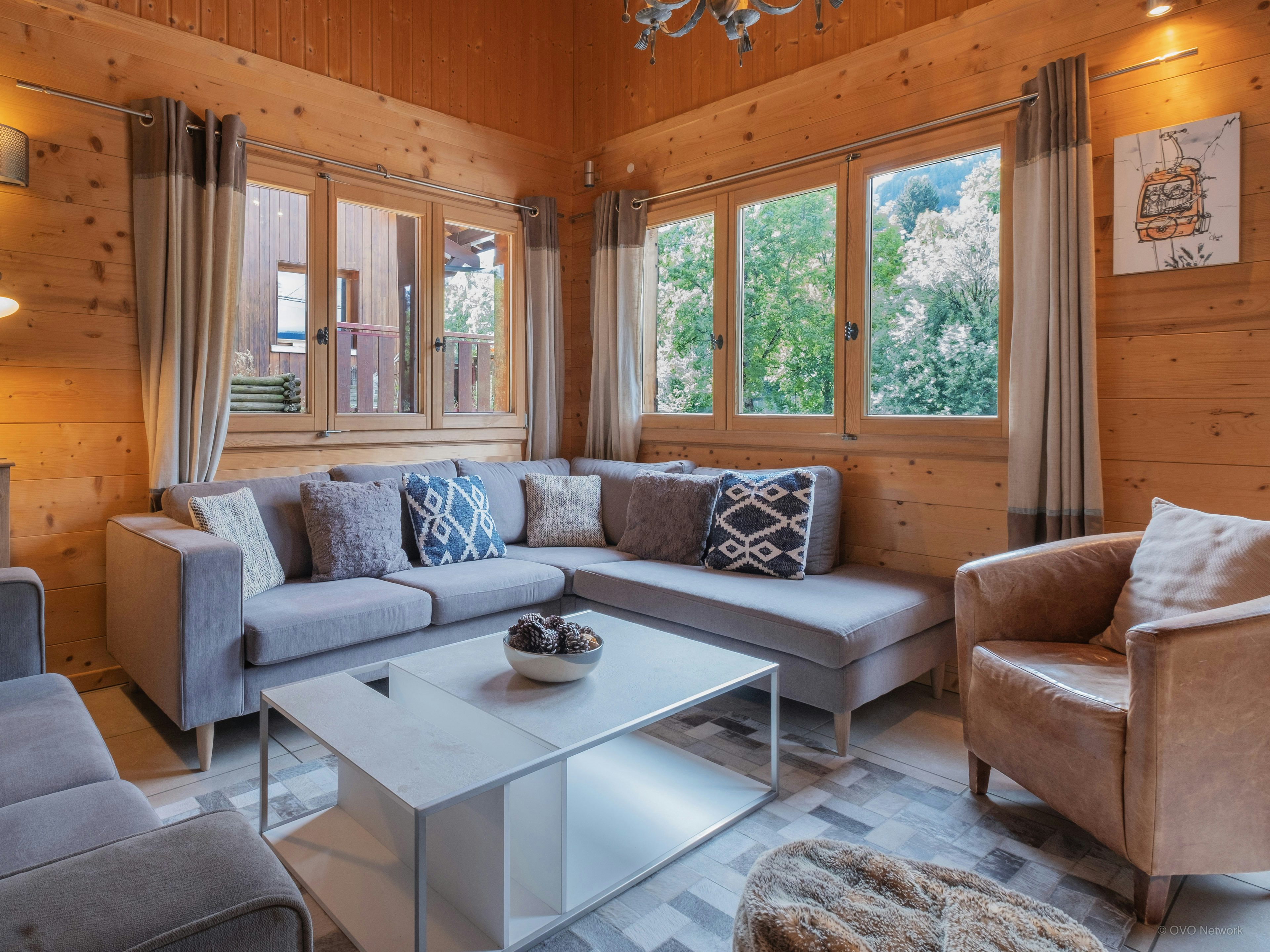 Cœur de morzine & vue sur la vallée