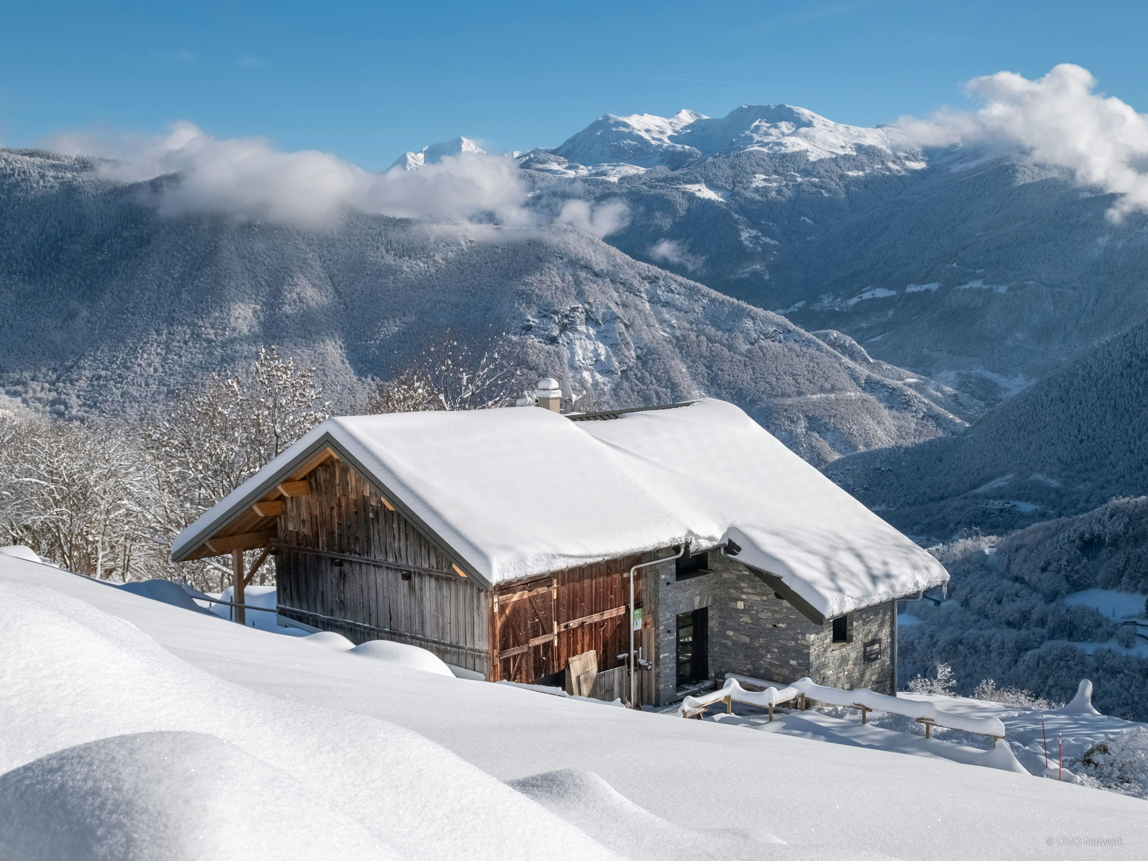 Chalet isolé pour 12 près de Valmorel–Doucy