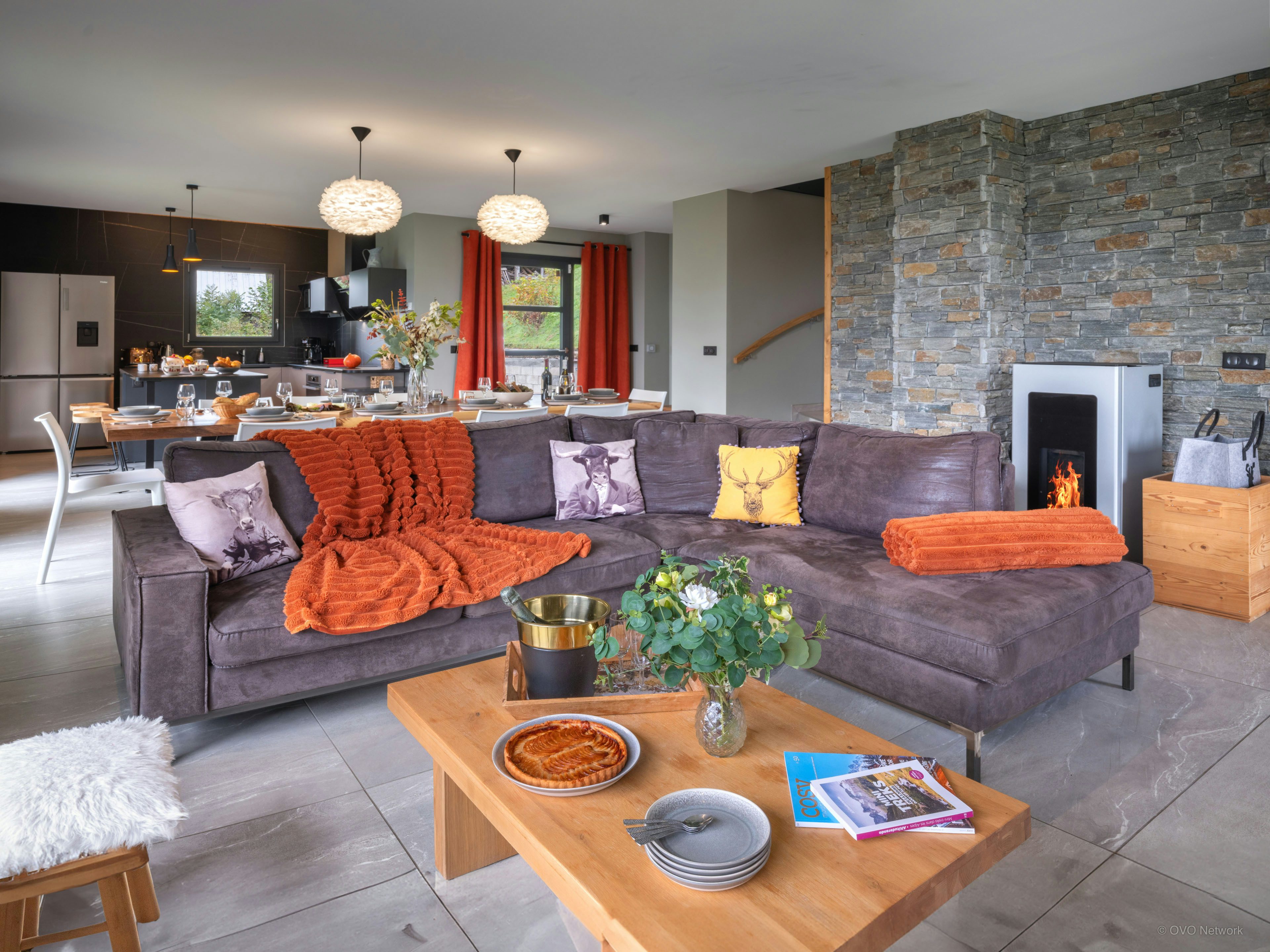 Chalet isolé pour 12 près de Valmorel–Doucy