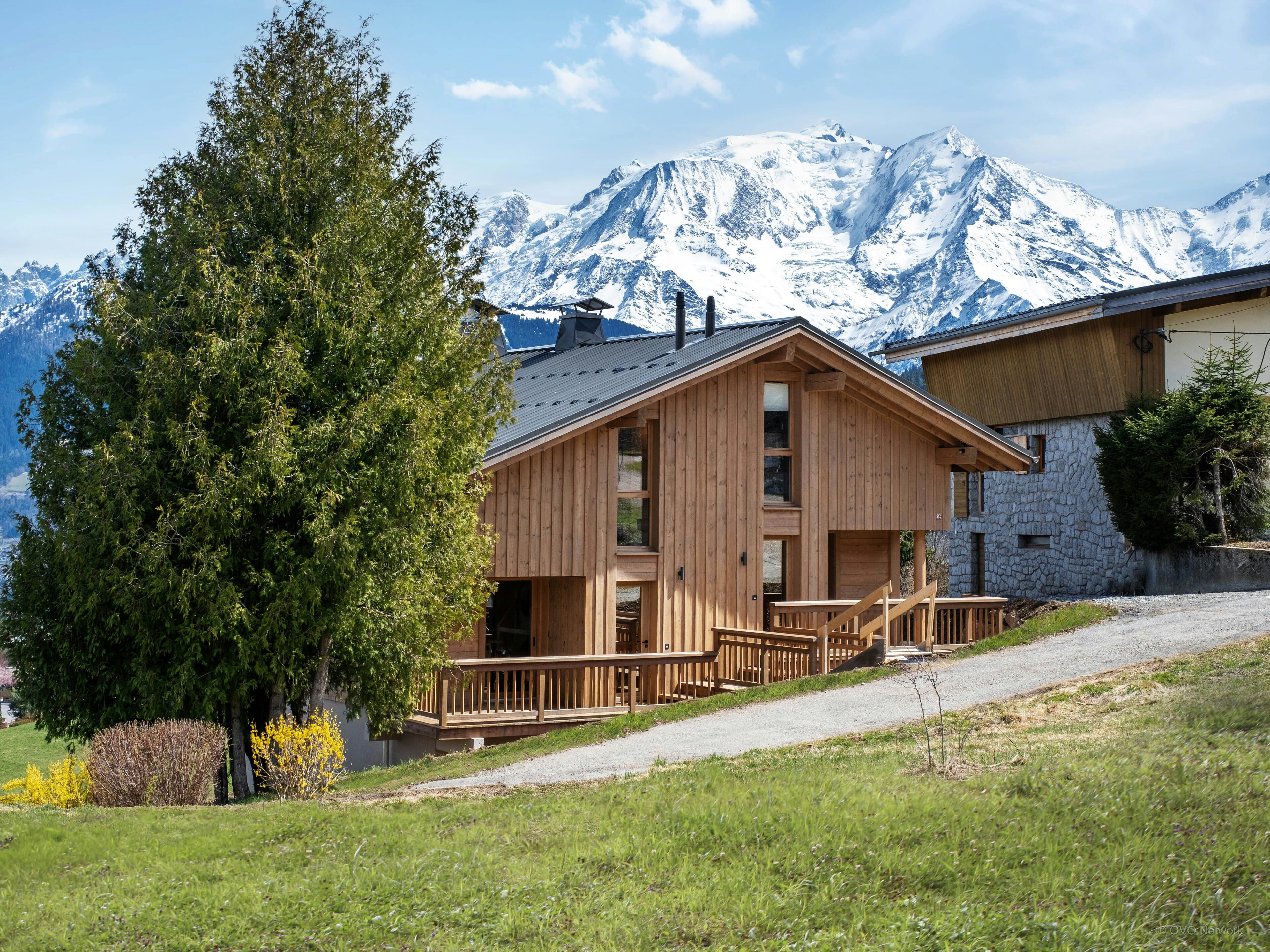 Séjour familial proche pistes & vue sur le Mont Blanc