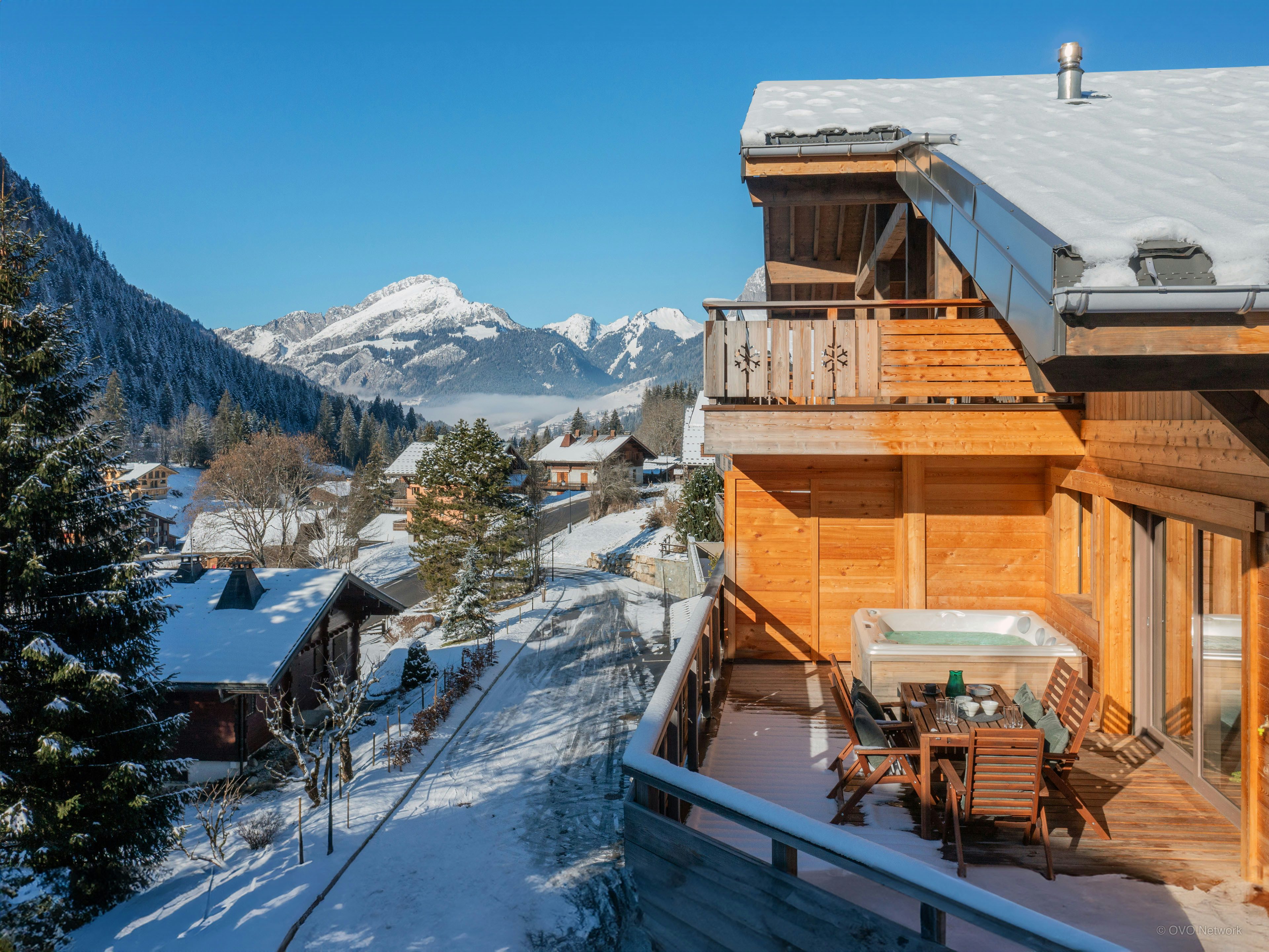 Jacuzzi et vue panoramique