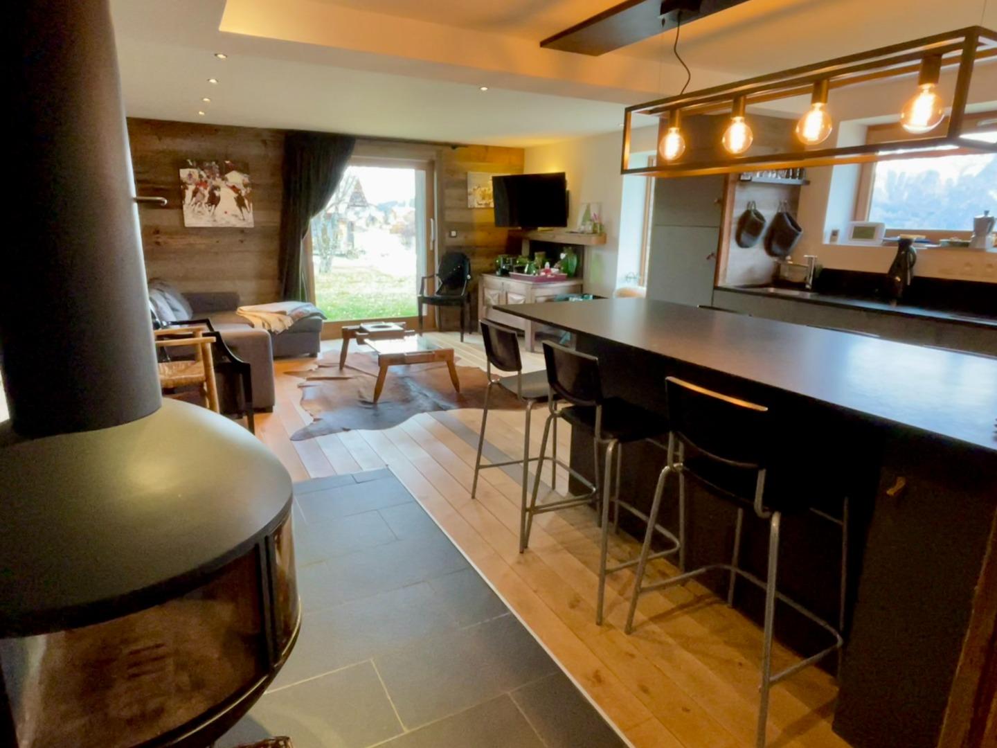 30 mètres du départ des cours de ski DIMANCHE au DIMANCHE