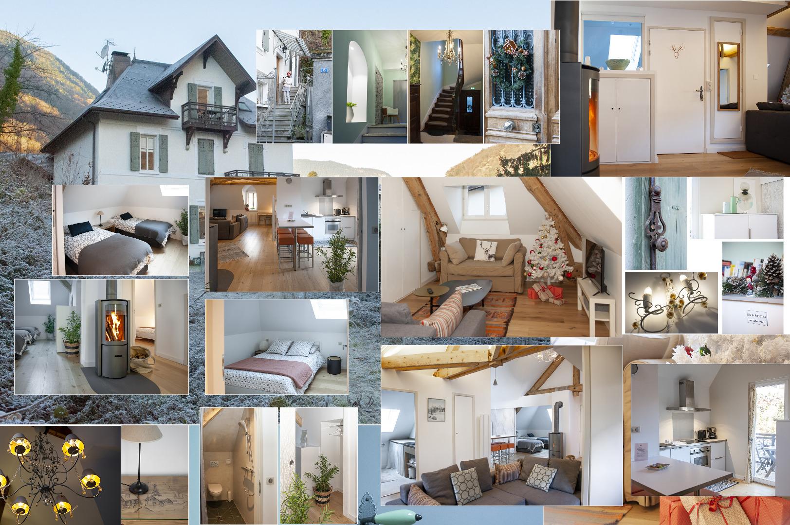 Lumineux cocon sous les toits au calme