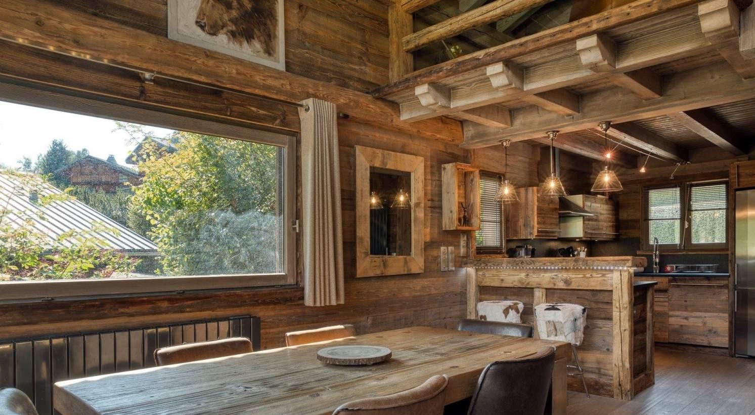 MEGEVE Chalet traditionnel en bois au cœur des montagnes de Megève – 8 personnes