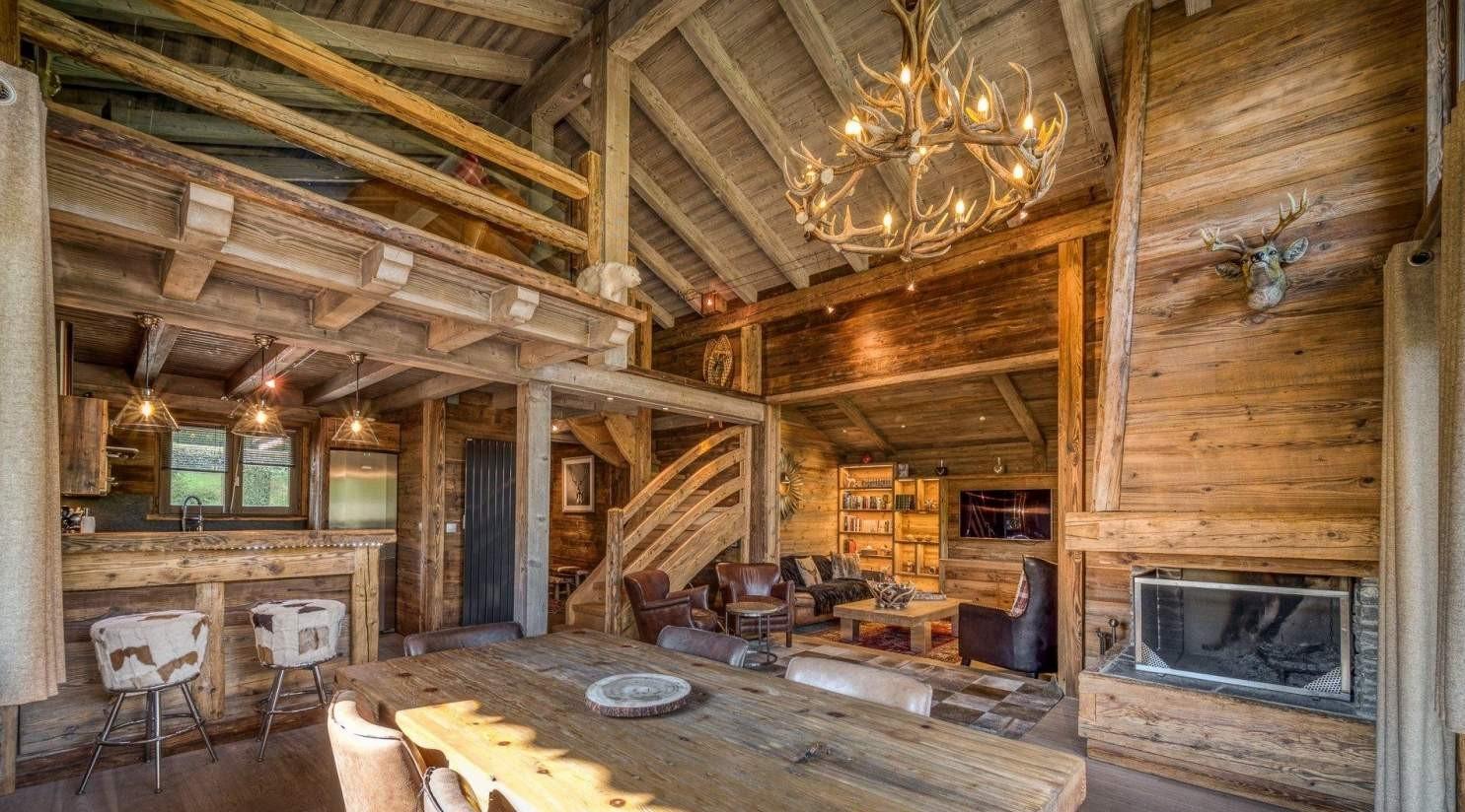 MEGEVE Chalet traditionnel en bois au cœur des montagnes de Megève – 8 personnes