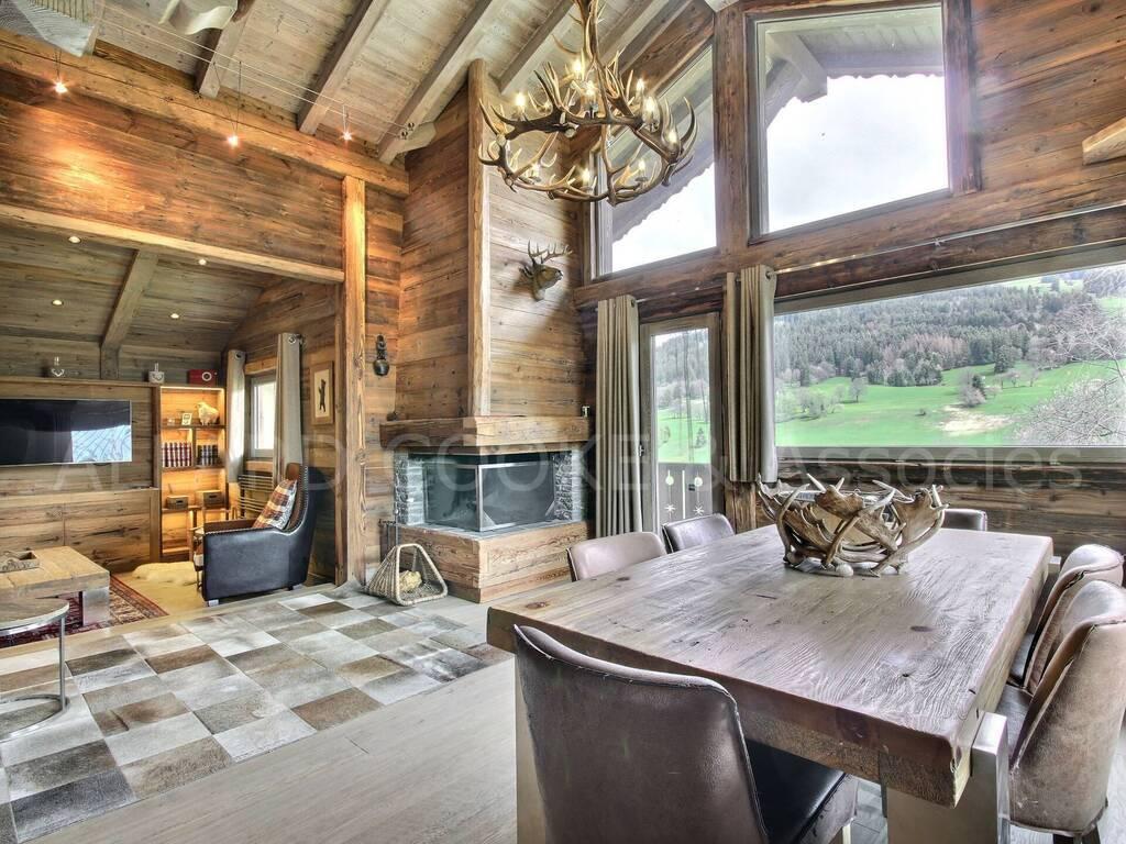MEGEVE Chalet traditionnel en bois au cœur des montagnes de Megève – 8 personnes