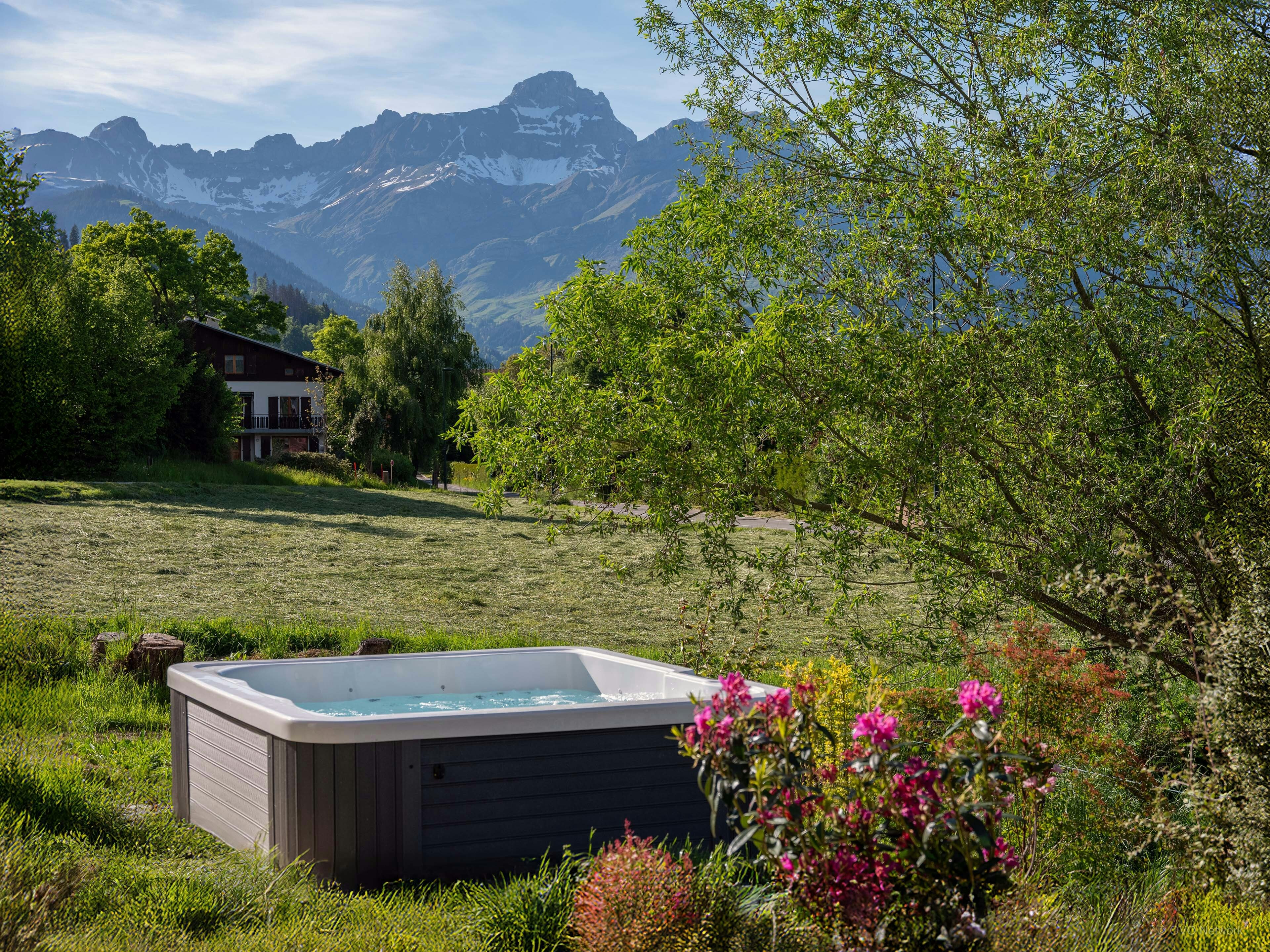 Séjour pour 8 avec vue sur le Mont Blanc et jacuzzi