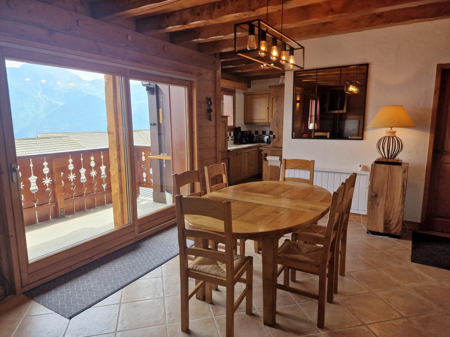 Magnifique chalet avec vue sur le Mont Blanc