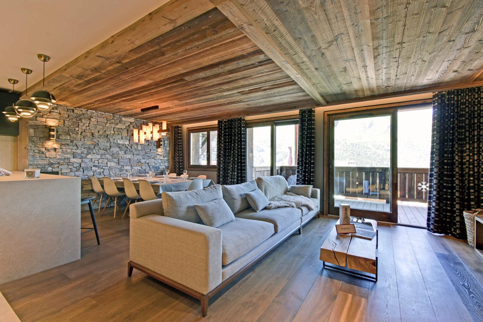 Loue appartement Méribel (73) skis aux pieds-4 chambres-10 couchages