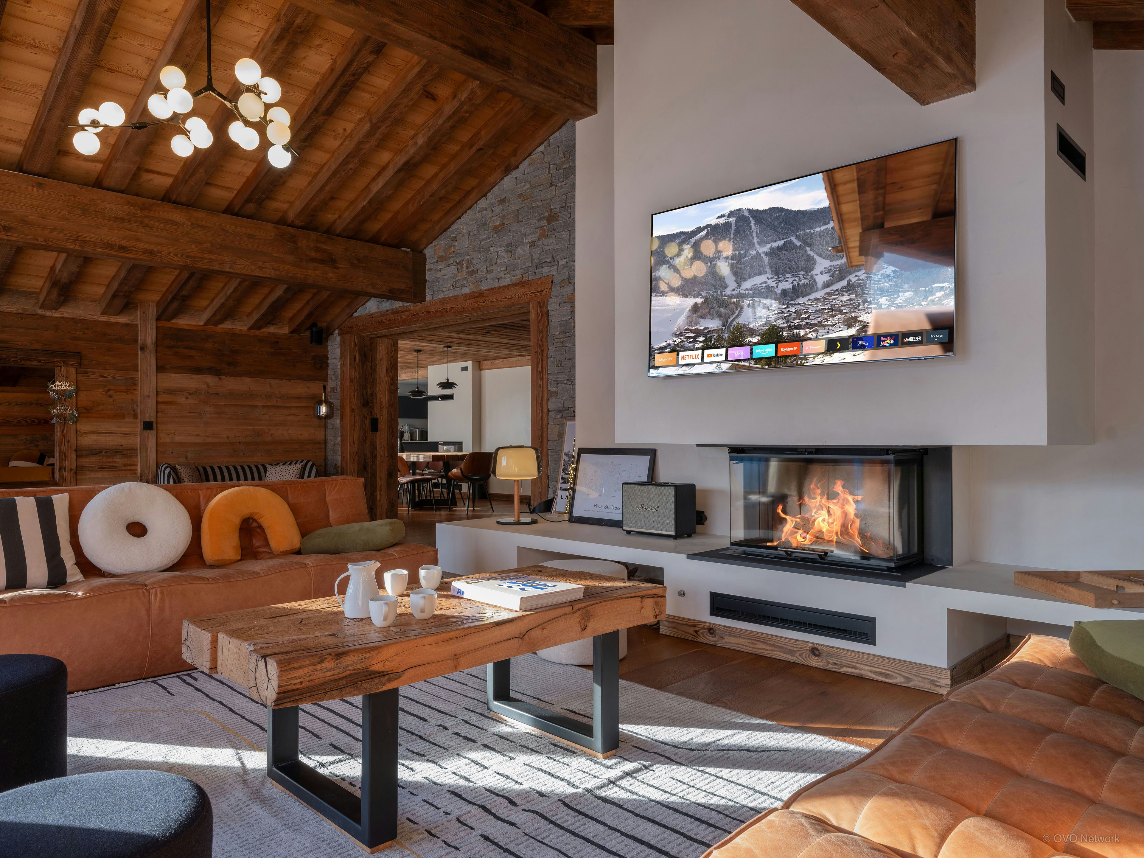 Tout luxe 14p à La Clusaz, avec piscine et spa