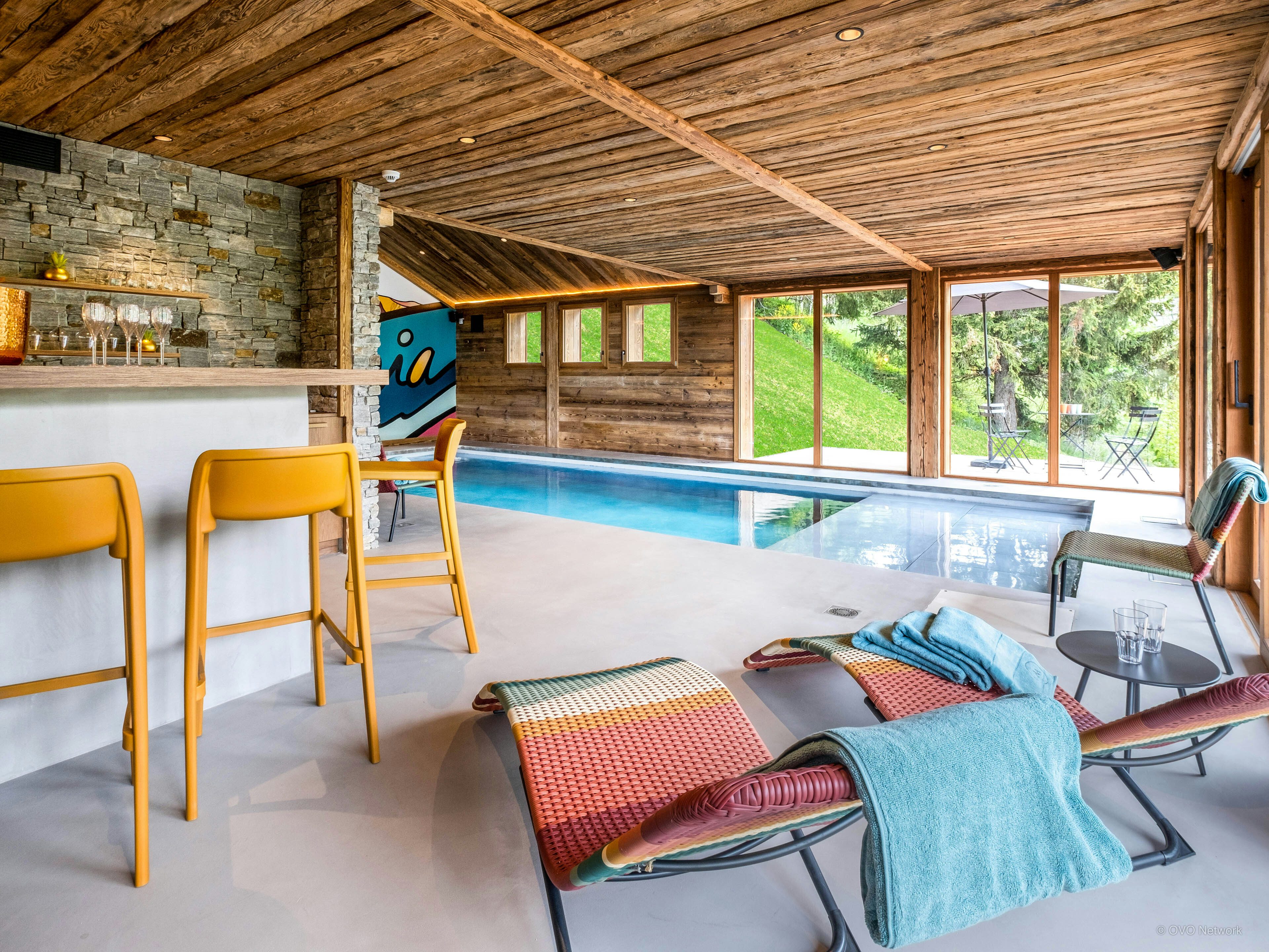 Tout luxe 14p à La Clusaz, avec piscine et spa