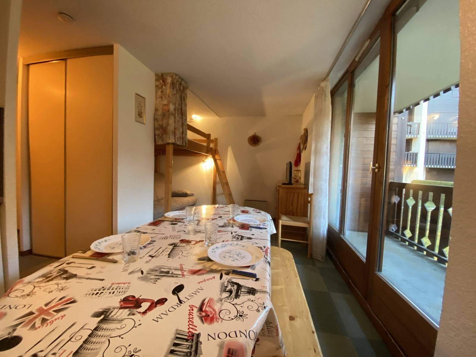 Studio cabine à Praz-sur-Arly - 4 personnes