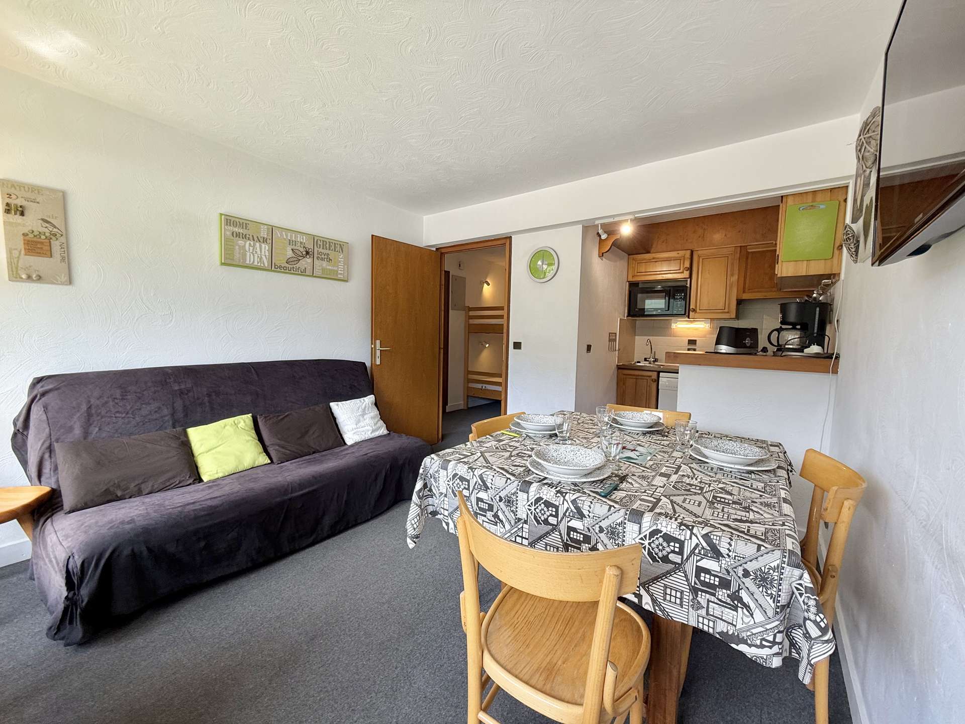 Appartement 2 pièces cabine à Praz-sur-Arly - 5 personnes
