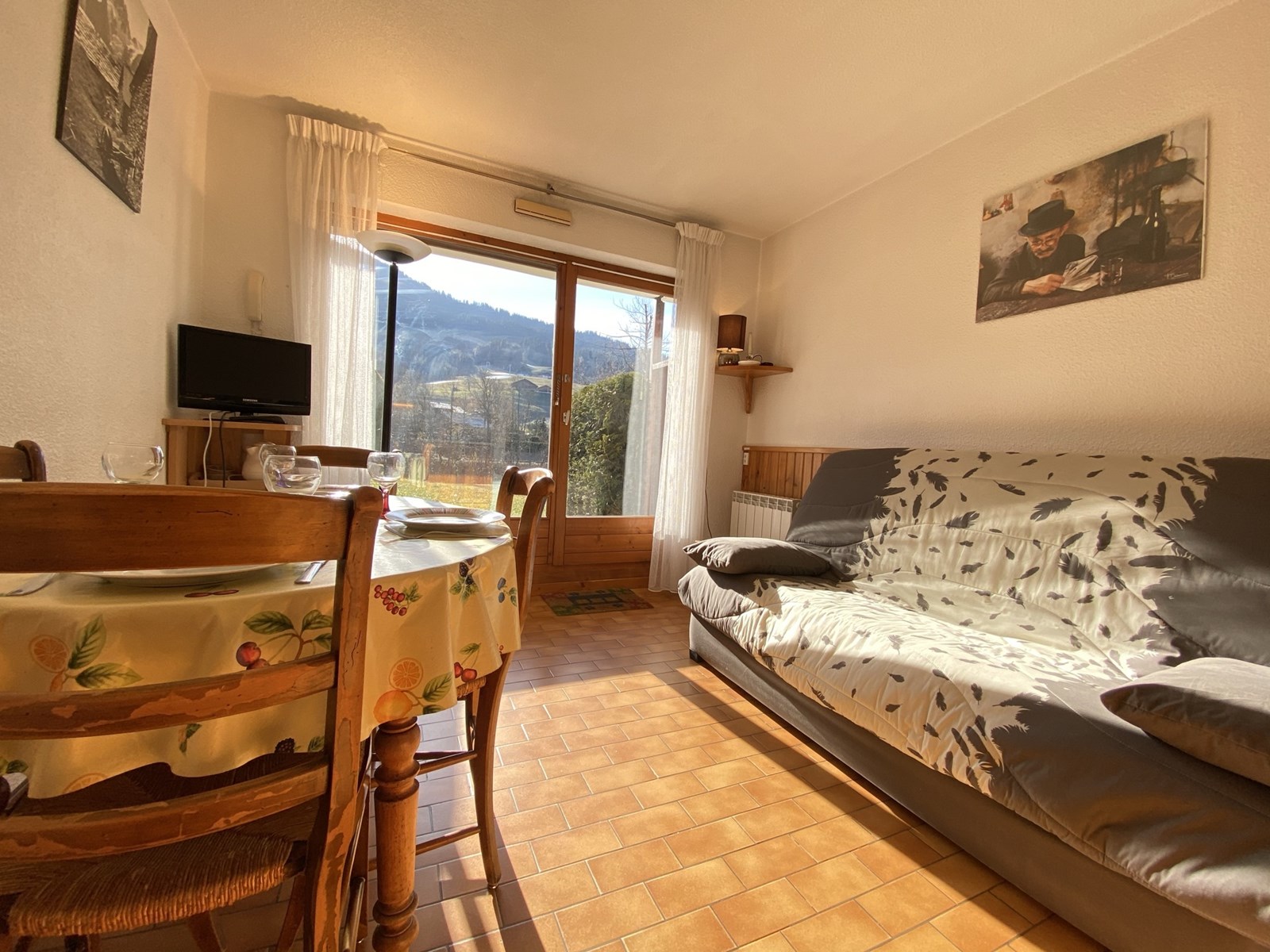 Studio cabine à Praz-sur-Arly - 4 personnes