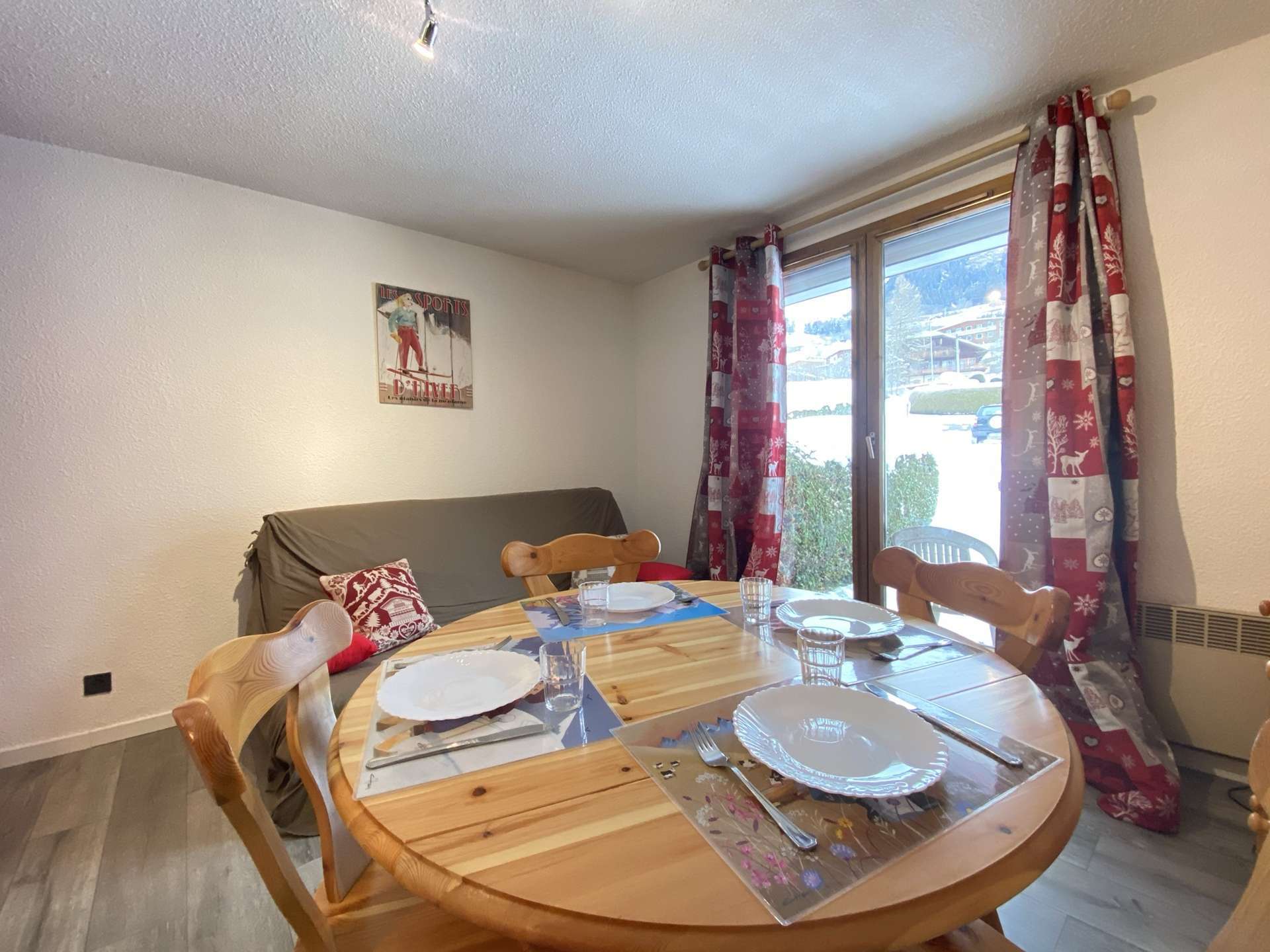 Studio cabine à Praz-Sur-Arly - 4 personnes