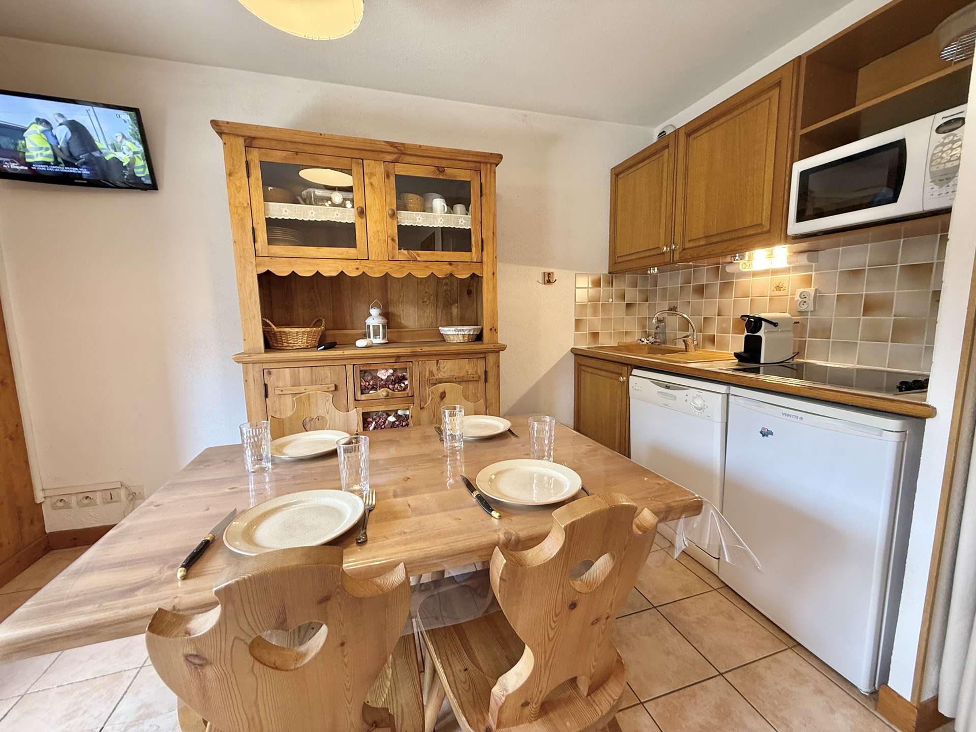 Appartement studio cabine à Praz-sur-Arly - 4 personnes