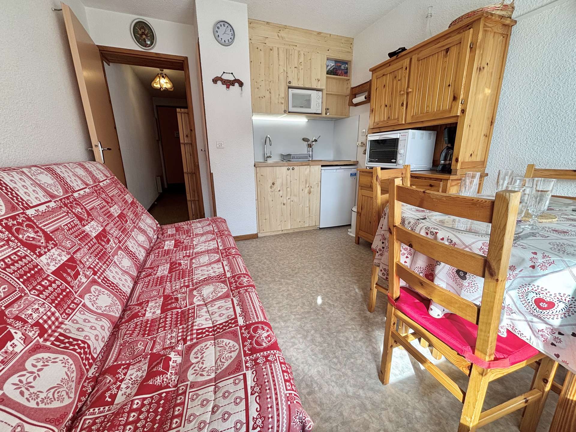Appartement studio cabine à Praz-sur-Arly - 4 personnes