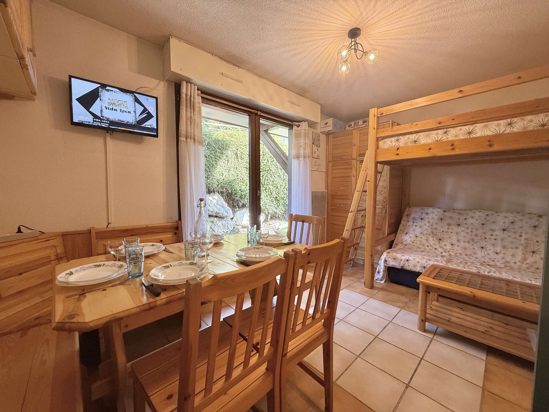 Appartement studio cabine à Praz-sur-Arly - 5 personnes