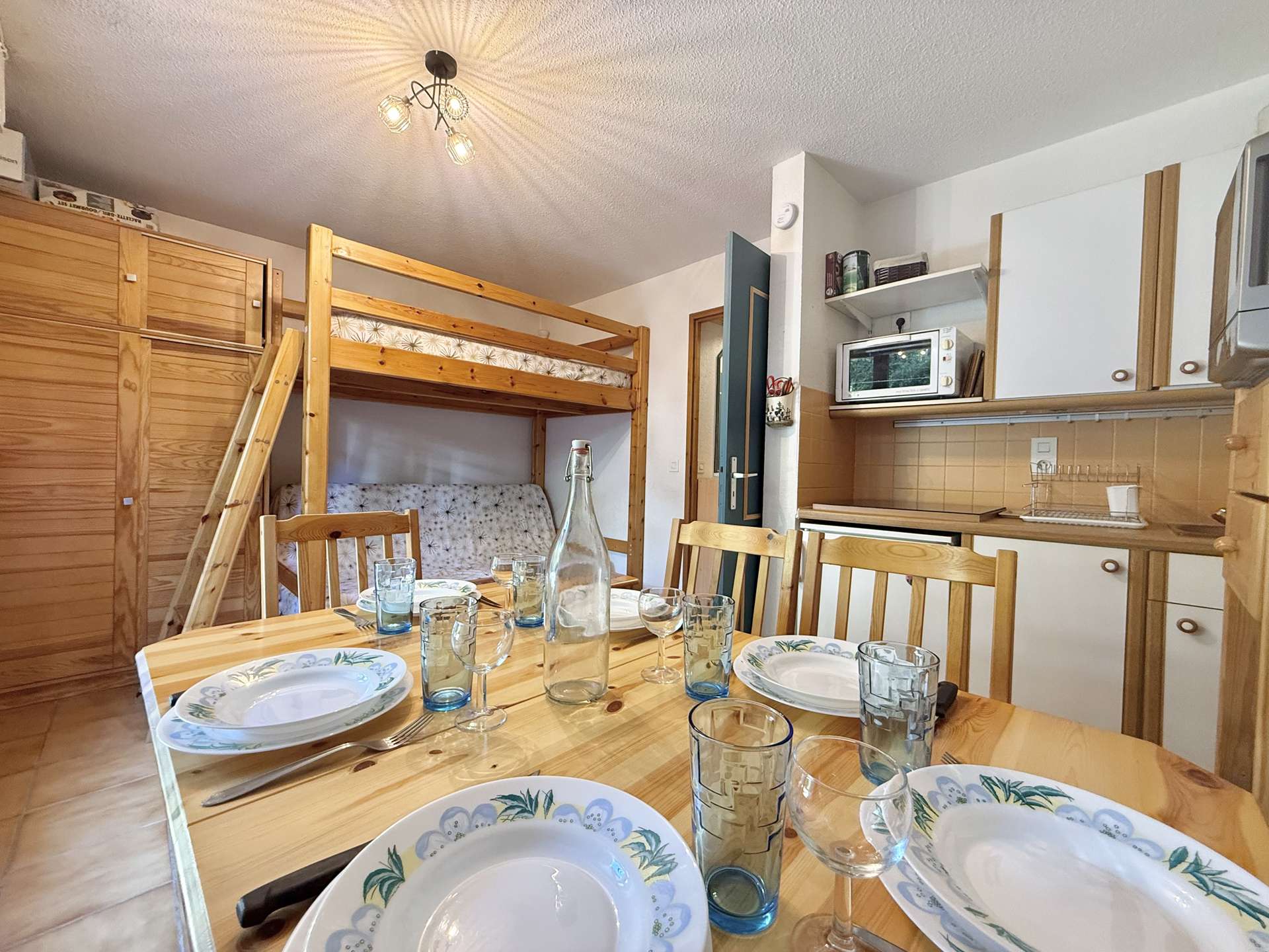 Appartement studio cabine à Praz-sur-Arly - 5 personnes