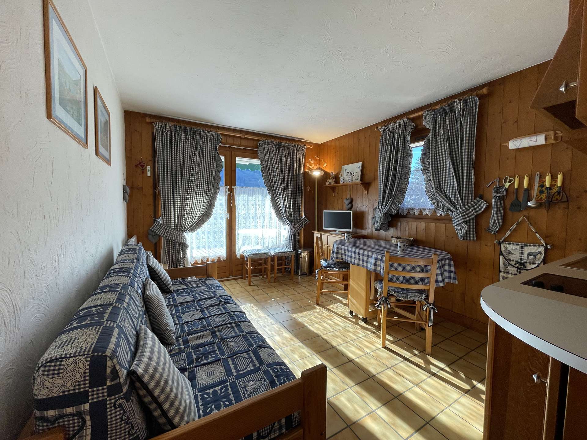 Appartement studio cabine à Praz-sur-Arly - 4 personnes